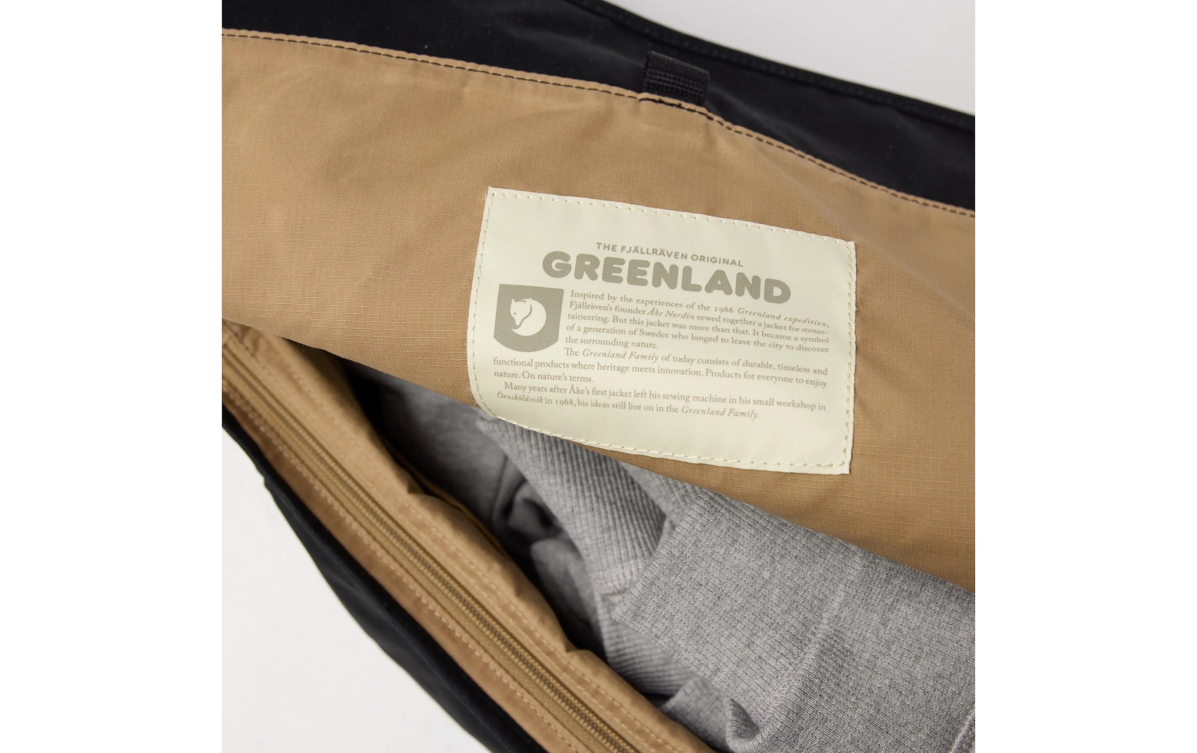 Fjällräven Schultertasche »Greenland Black«