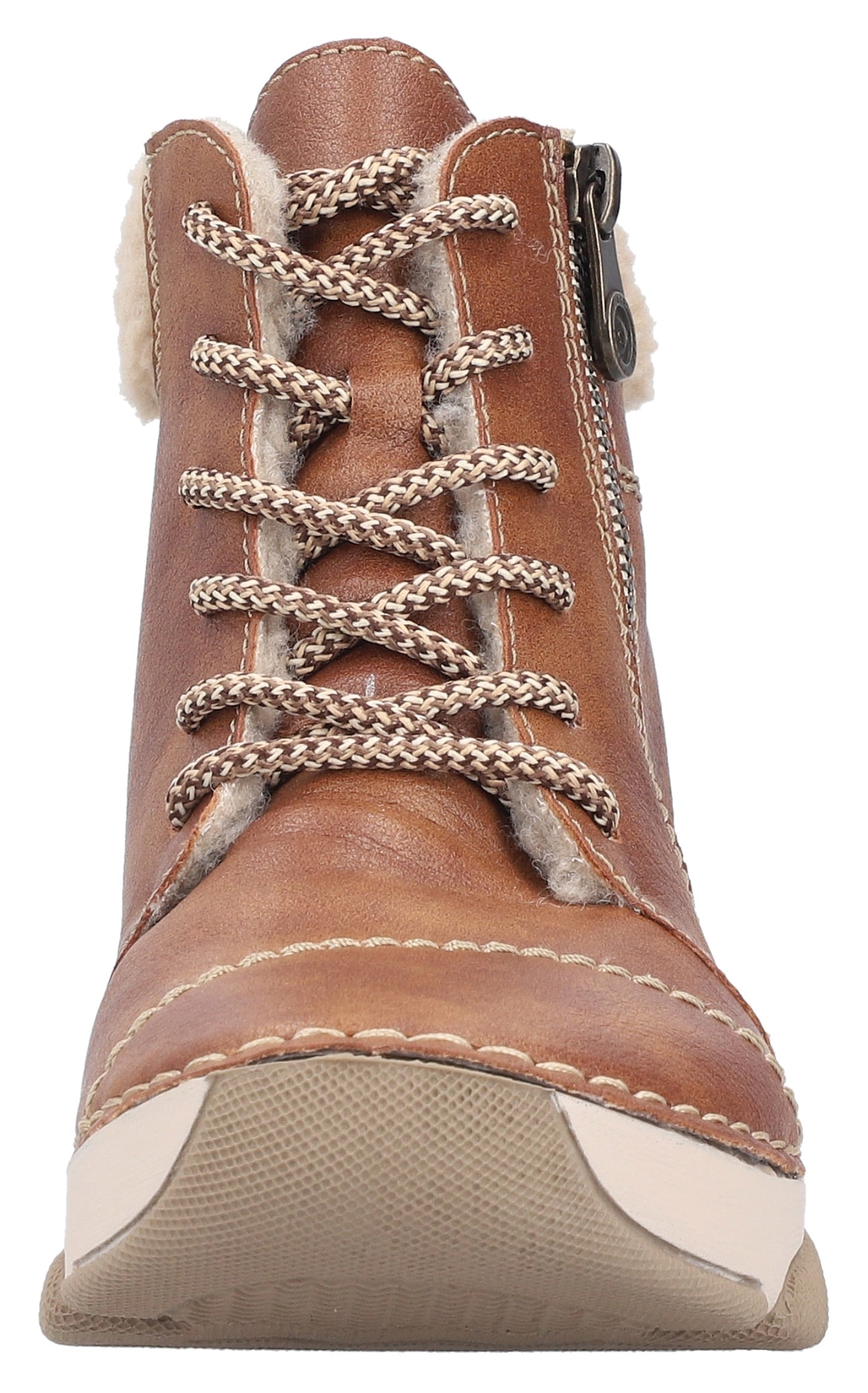 Rieker Winterboots  Schnürboots, Stiefelette, Casual-Boots mit Reissverschluss aussen