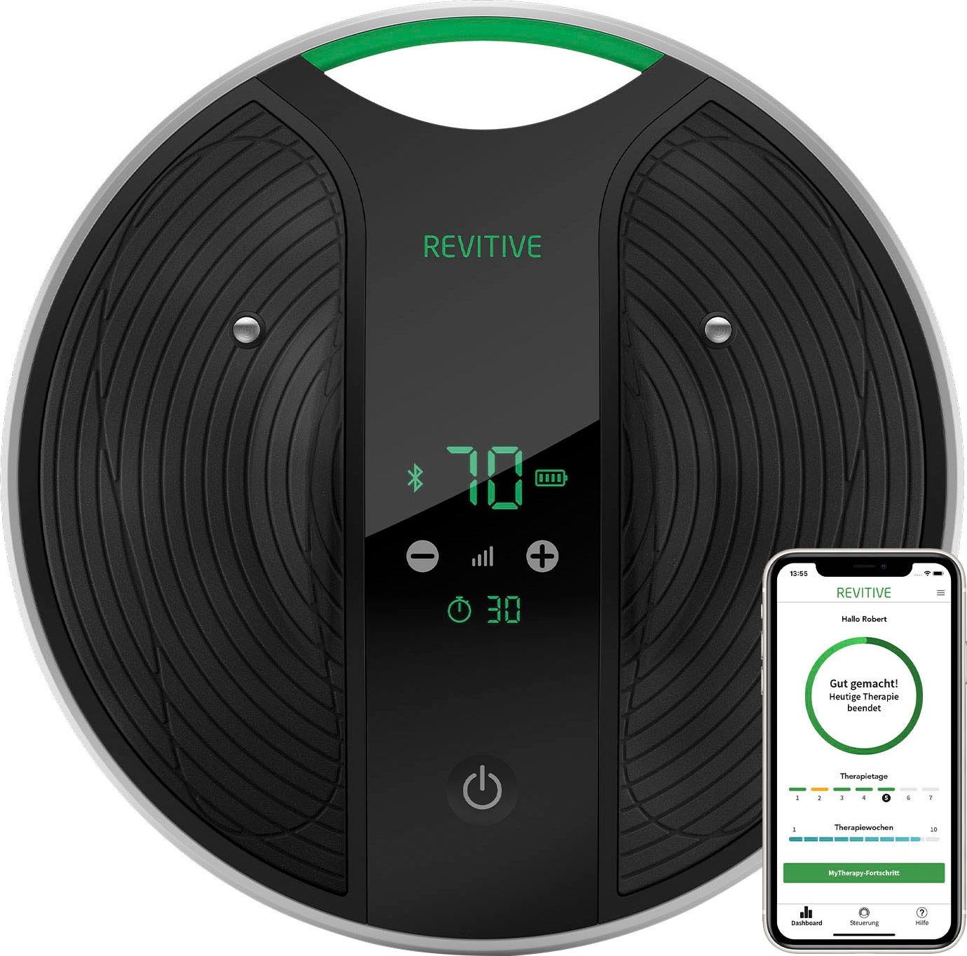 REVITIVE EMS-Fussmassage-Gerät »Medic Coach Durchblutungs-Stimulator« Effektive Knieschmerztherapie und bessere Durchblutung