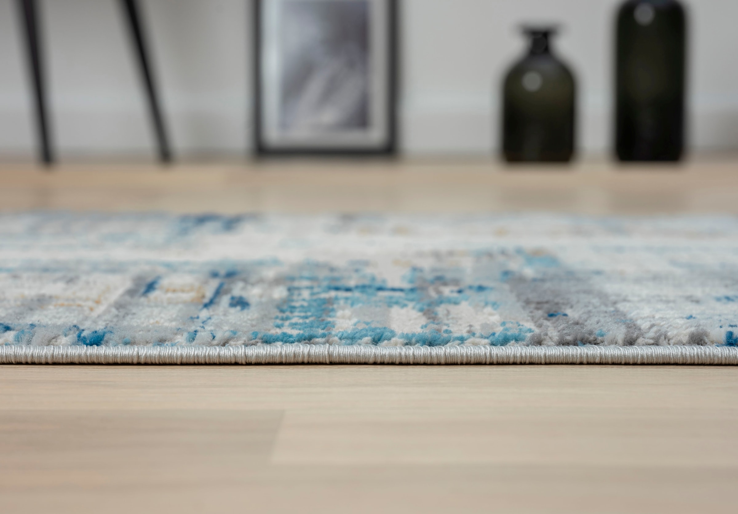 Myflair Möbel & Accessoires Teppich »My Stripes, LAGERRÄUMUNG!« rechteckig 8 mm Höhe Kurzflor, Retro-Design, besonders weich durch Microfaser