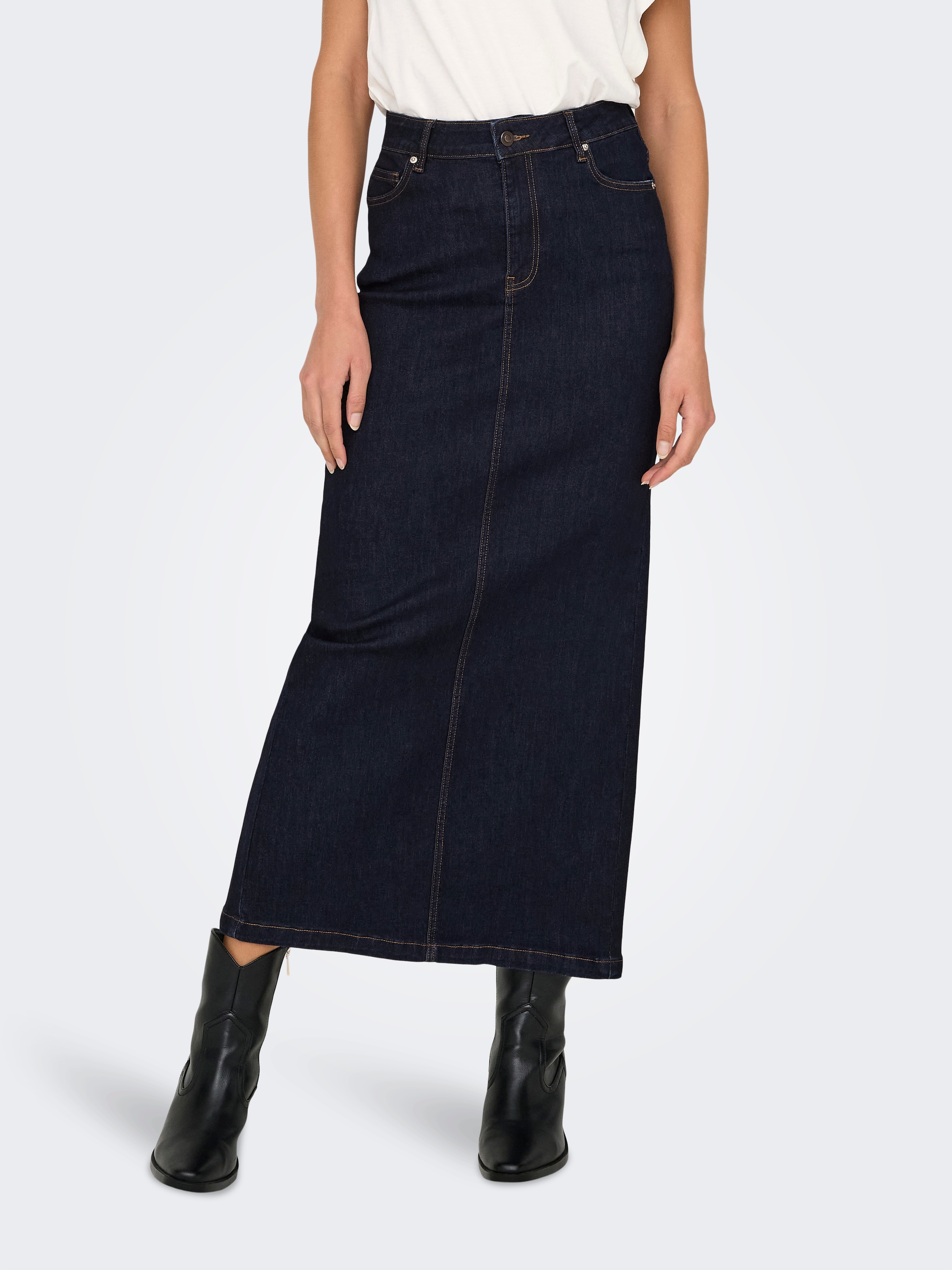 ONLY Jeansrock »ONLWALO MW SLIT DNM MAXI SKIRT GUA«