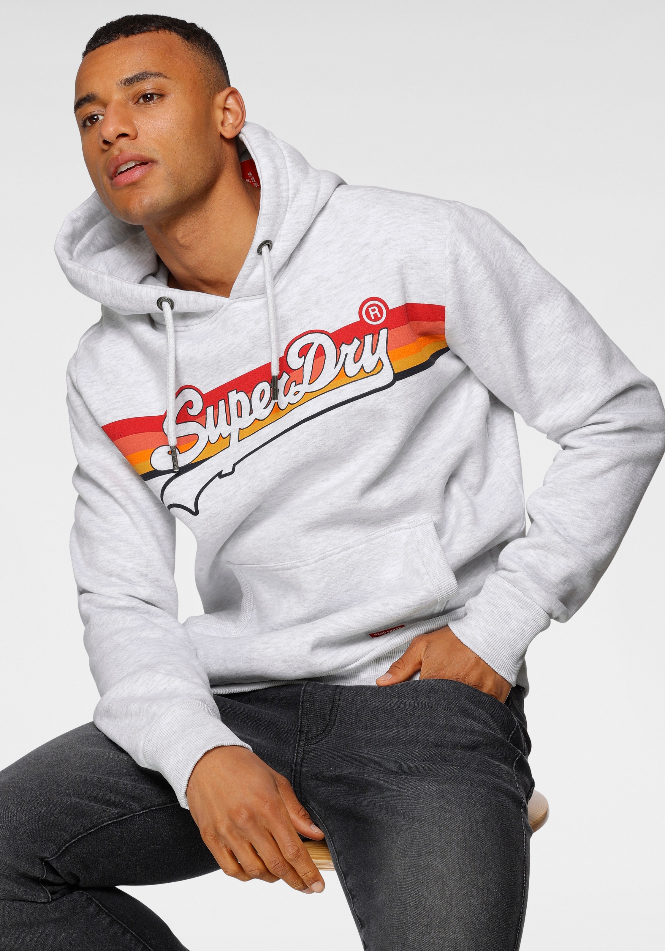 Image of Superdry Kapuzensweatshirt »VL CALI STRIPE HOOD BB« bei Ackermann Versand Schweiz