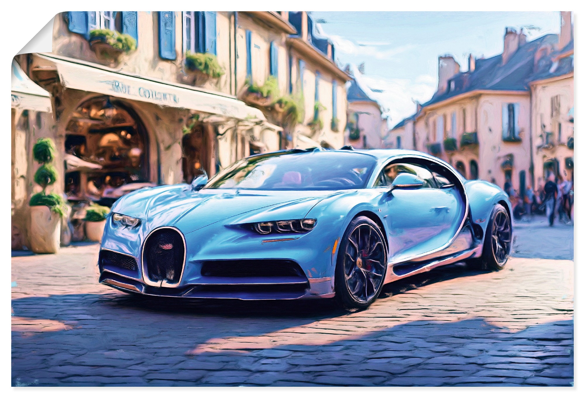 Image of Artland Wandbild "Chiron" Auto 1 Stk. tlg. als Alubild, Leinwandbild, Poster, Wandaufkleber in verschied. Grössen