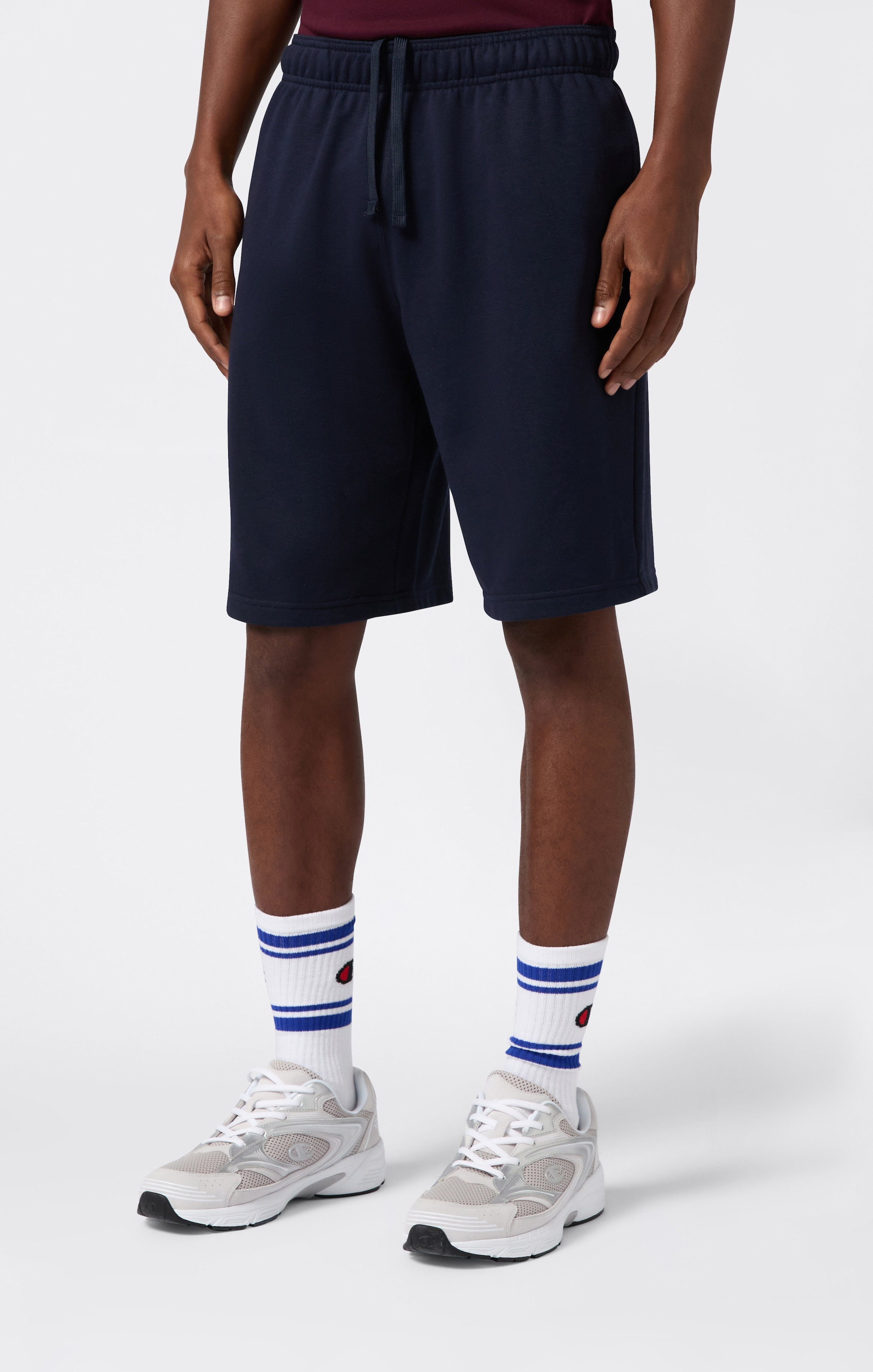 Image of Champion Sweatshorts "BASICS Terry Shorts Large Logo" mit grossem Logo, aus Baumwolle und Polyester