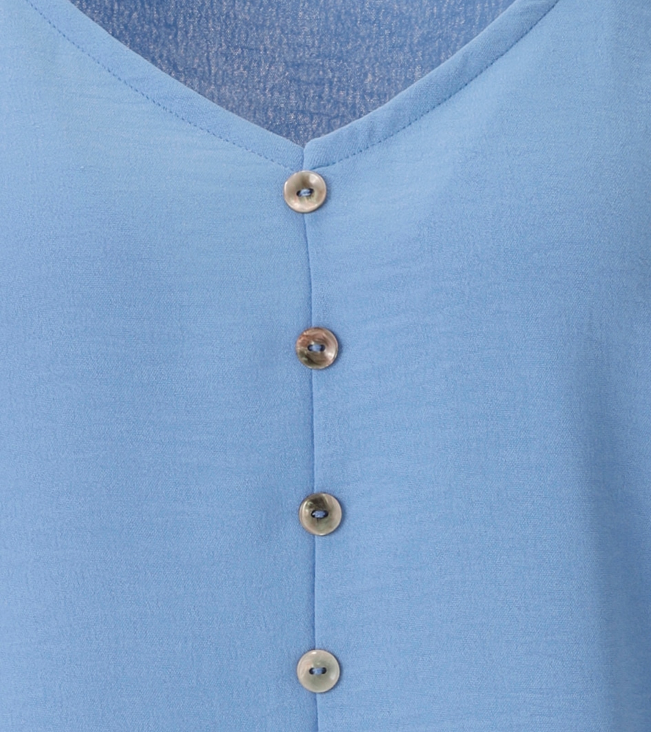 Aniston CASUAL Top chemisier in Leinen-Optik
