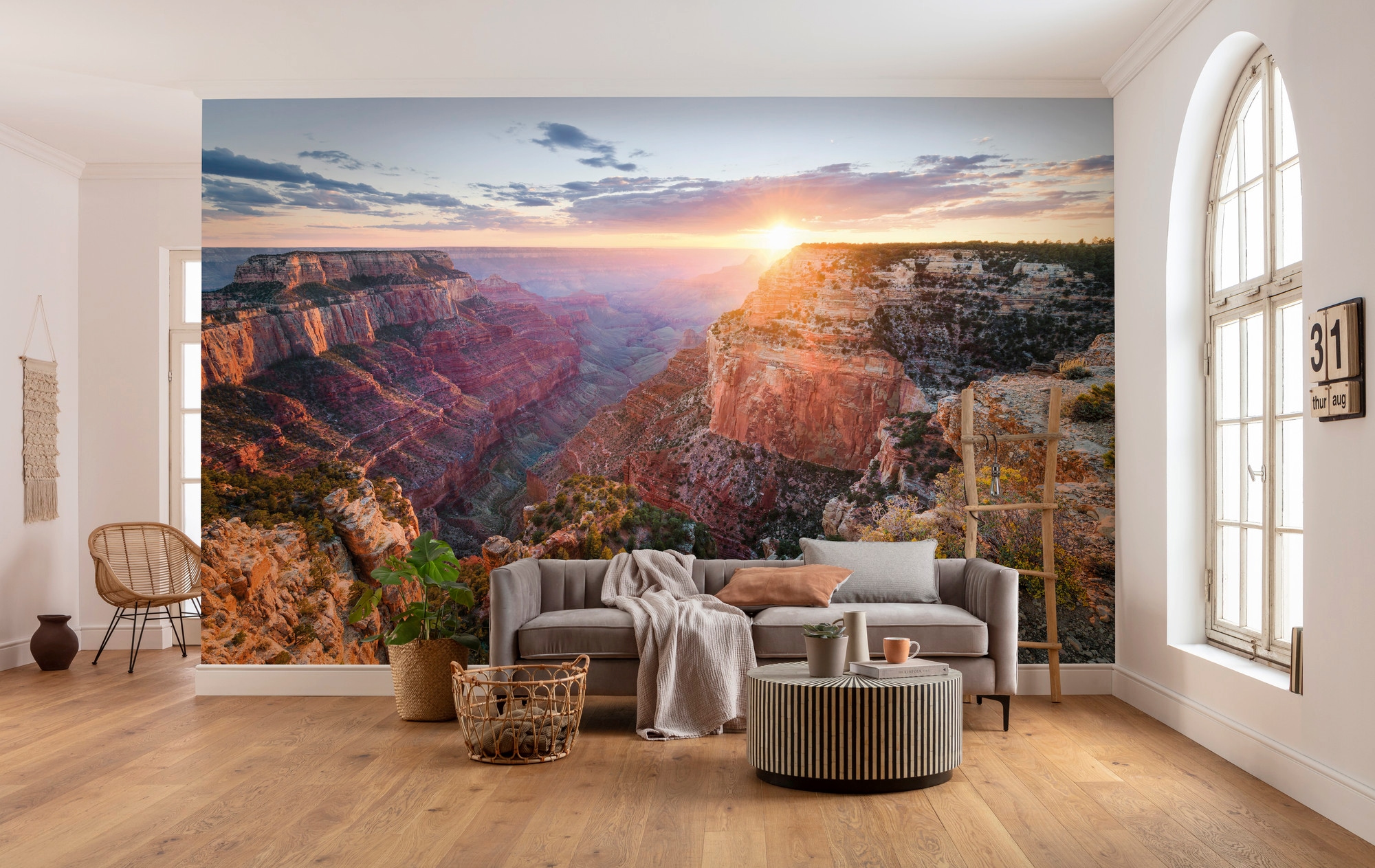 Komar Papier peint intissé »Digitaldruck Vlies -  Imperial View - Grösse 450 x 280 cm« imprimé lisse Wohnzimmer, Schlafzimmer