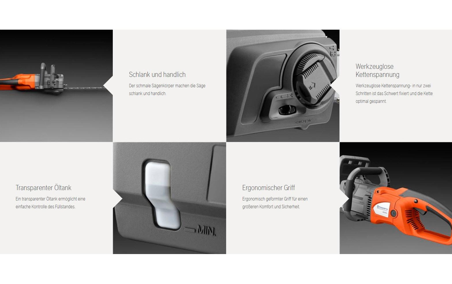 Husqvarna Elektro-Kettensäge »420 EL«