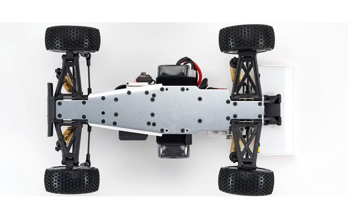 RC-Buggy »Kyosho Optima Mid, 4WD, Legendary Series Bausatz,«, Unlackiert