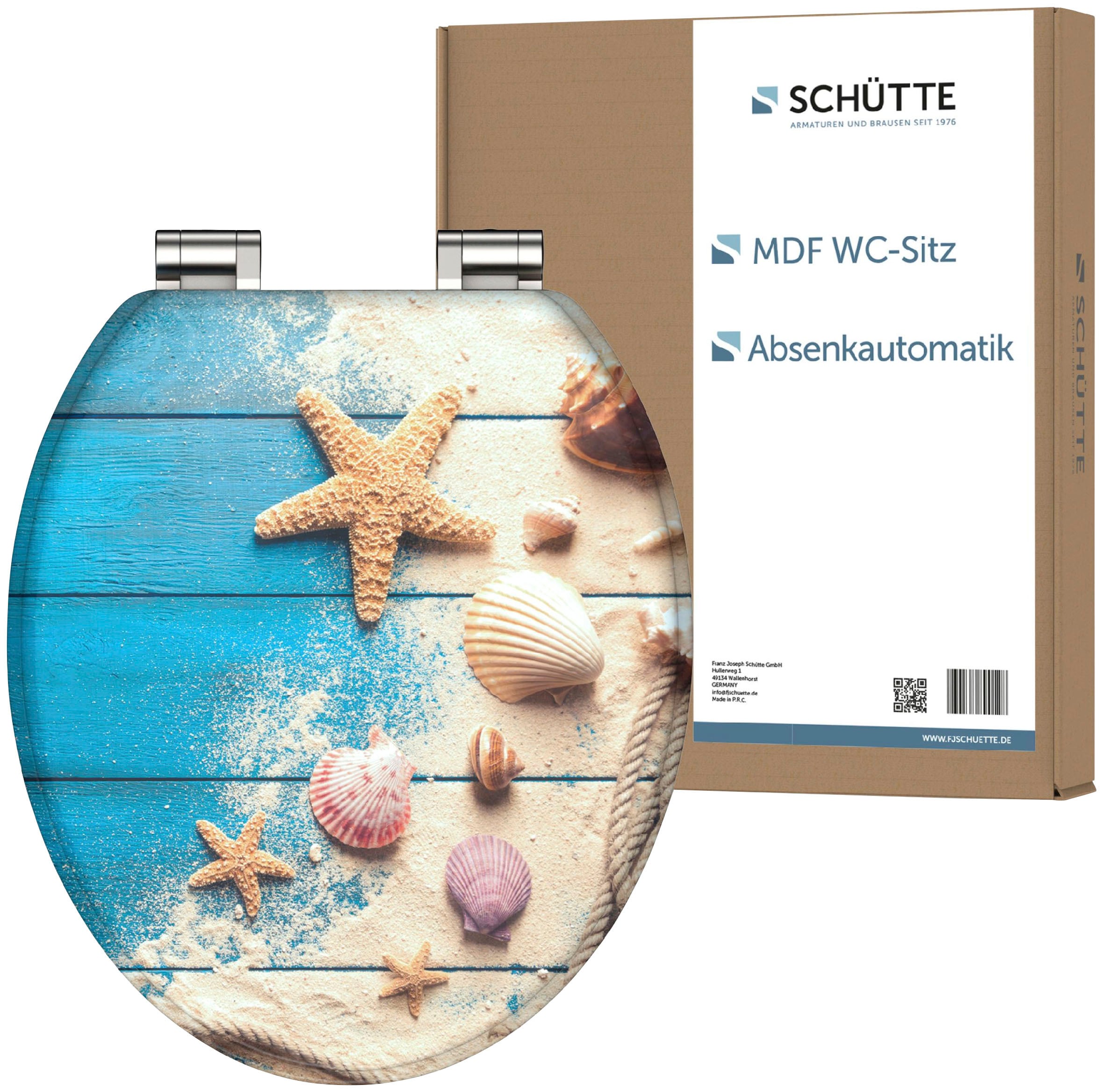 Image of Schütte WC-Sitz "BEACH AND WOOD" Toilettendeckel, mit Absenkautomatik