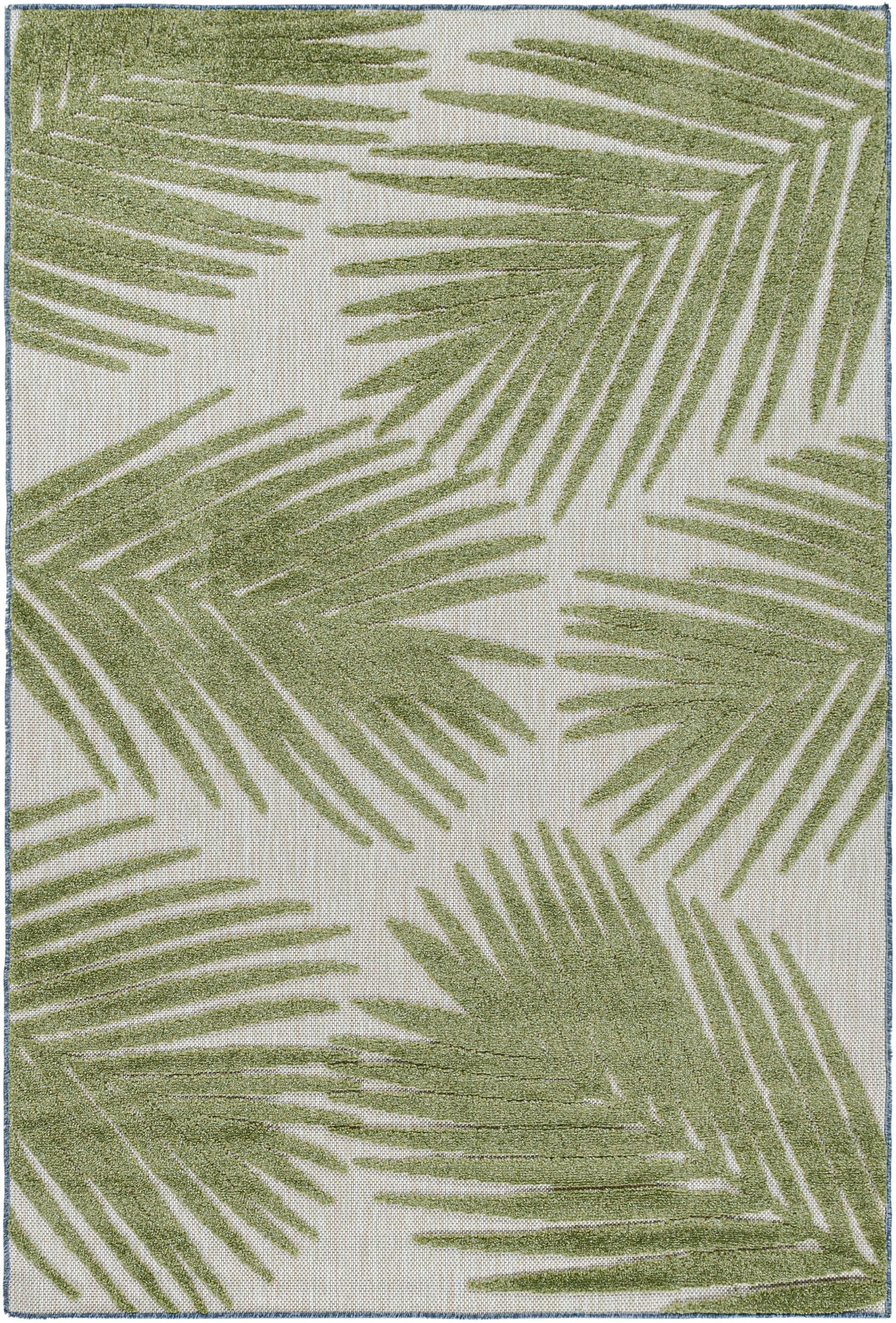 Ayyildiz Teppiche Teppich »BAHAMA 5155«, rechteckig, 8 mm Höhe, Läufer, Flachflor mit Hoch-Tief-Struktur, In-und Outdoor geeignet