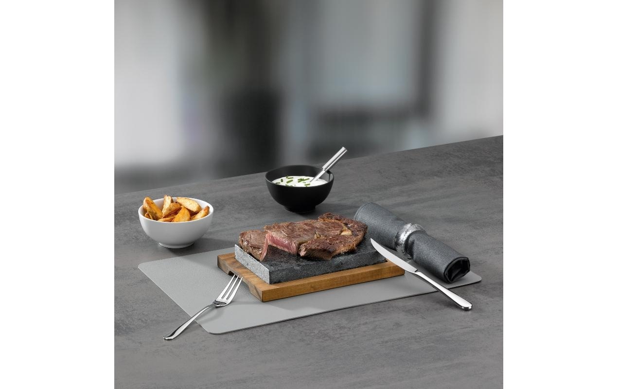 kela Backstein »Country 2-teilig« Granit | Holz Set, 2 Stk. tlg.