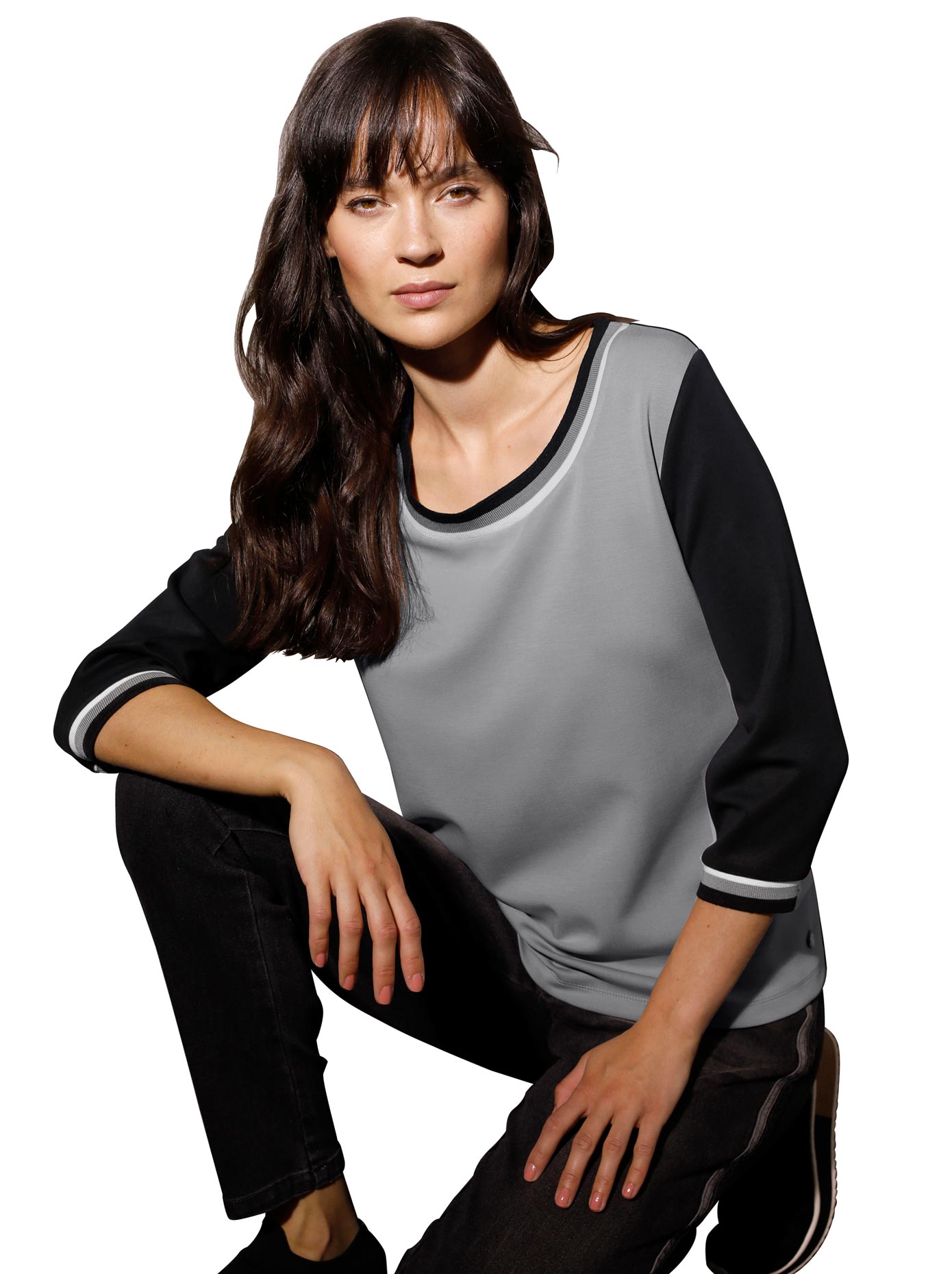 Image of CREATION L PREMIUM 3/4-Arm-Shirt »Modal-Polyester-Shirt«, (1 tlg.) bei Ackermann Versand Schweiz