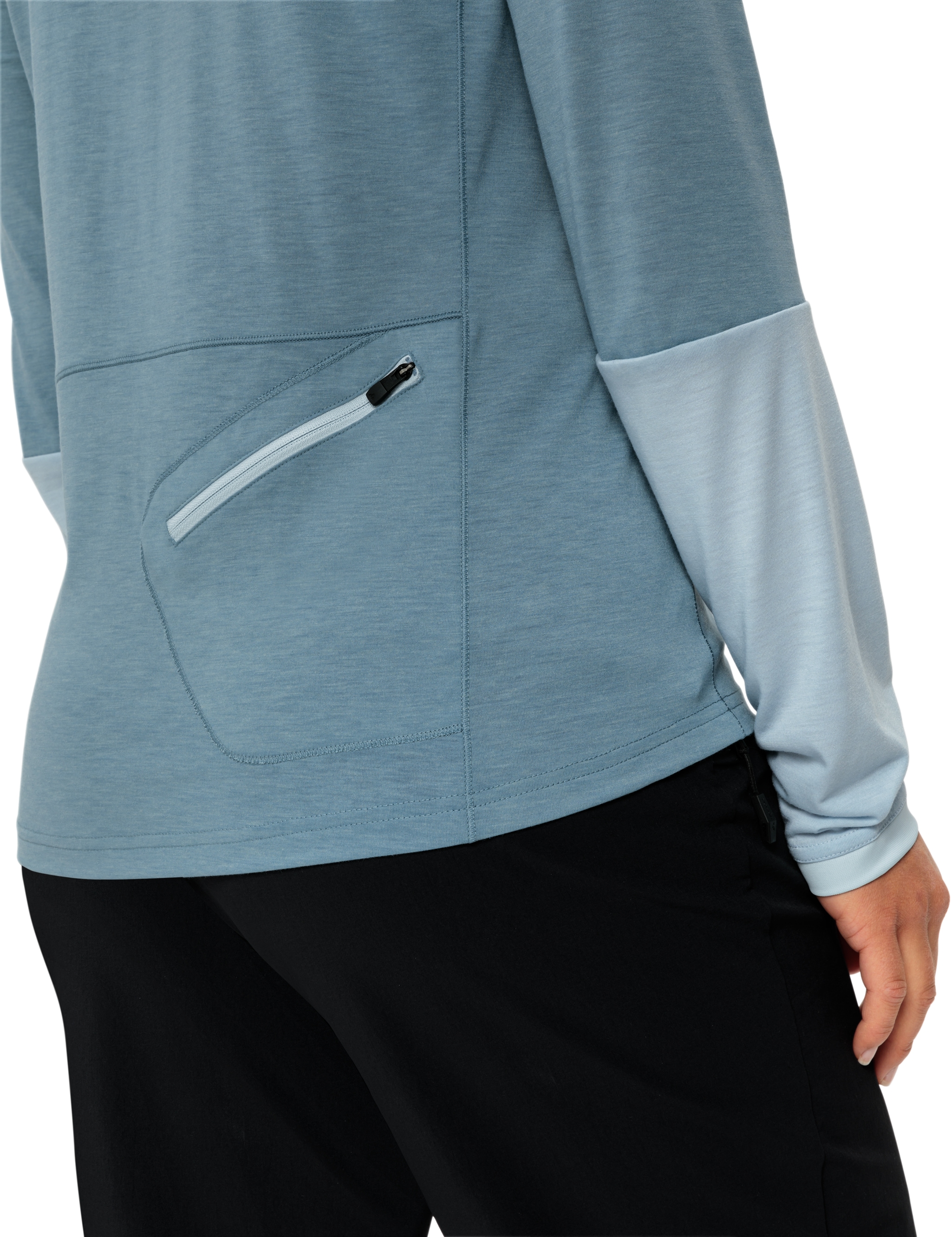 VAUDE Funktionsshirt »WOMEN'S TREMALZO LS SHIRT«, (1 tlg.), Rückentasche mit gewendetem Reissverschluss