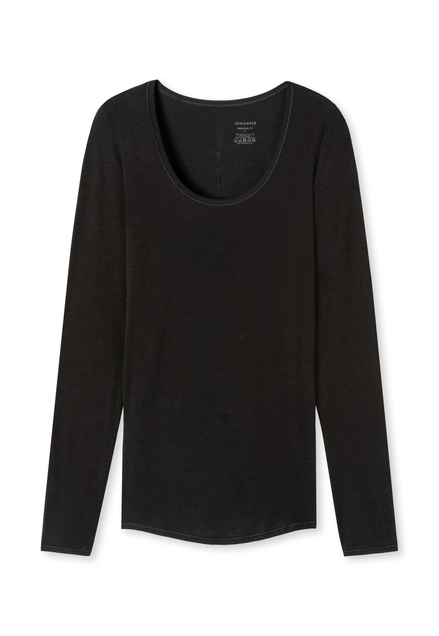 Schiesser T-shirt à manches longues »Personal Fit« avec coutures latérales plates pour un confort optimal
