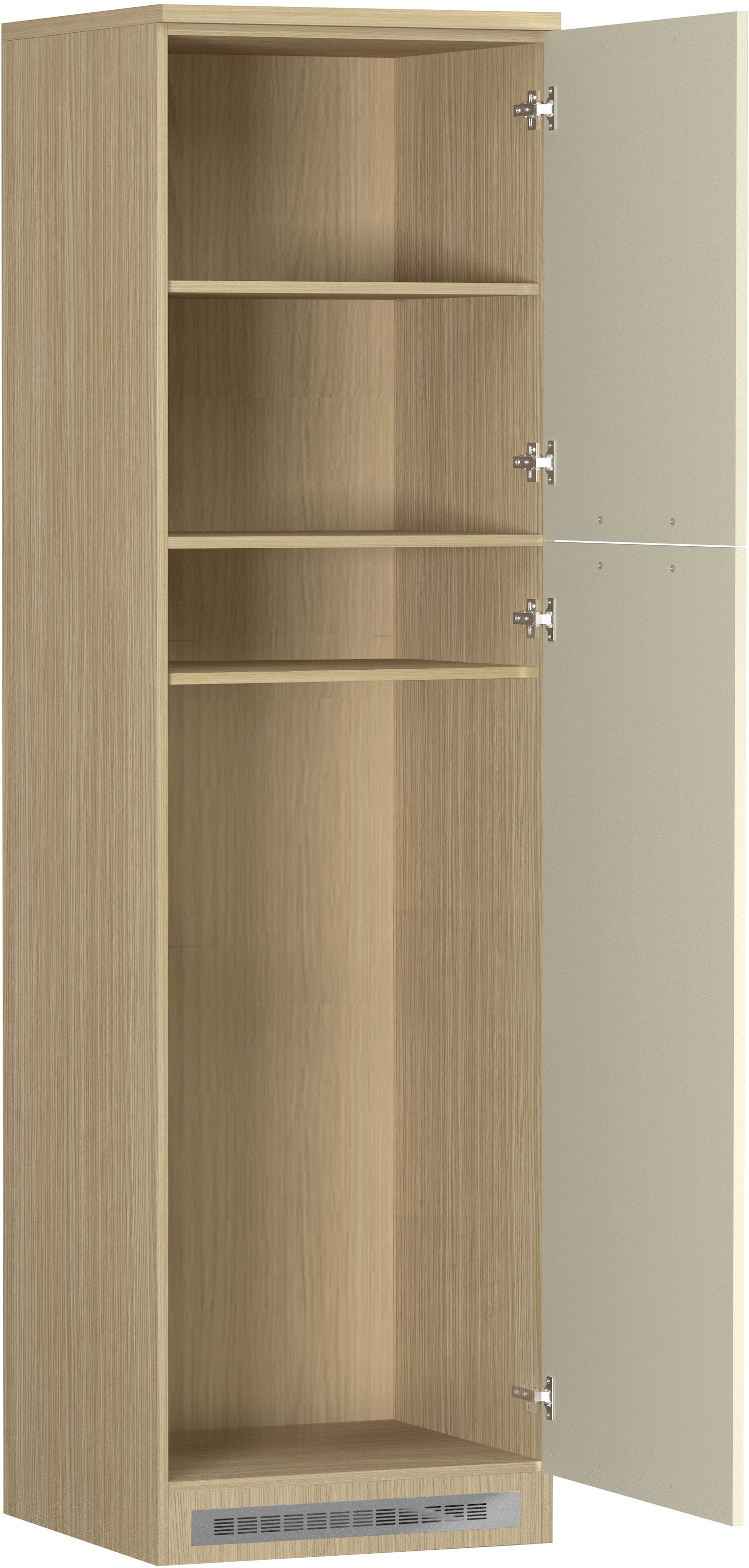 KOCHSTATION Kühlumbauschrank »Luna, Kühlschrank-Umbau, Einbauschrank für Kühlschrank, Made in Italy« B/T/H: 60×60×214,5 cm, für zwei Kühlschrankhöhen vorbereitet