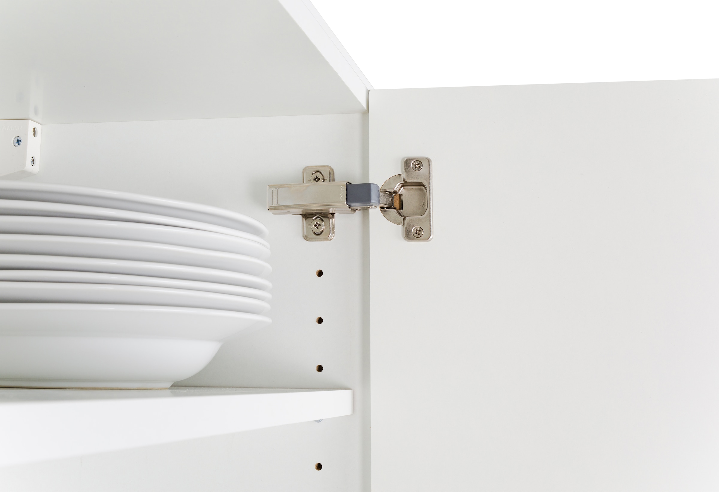 KOCHSTATION Armoire d'encastrement pour four »KS-Lucy« Breite 60 cm, mit 1 Tür, 1 Klappe, Soft-Close, höhenverstellbare Füsse