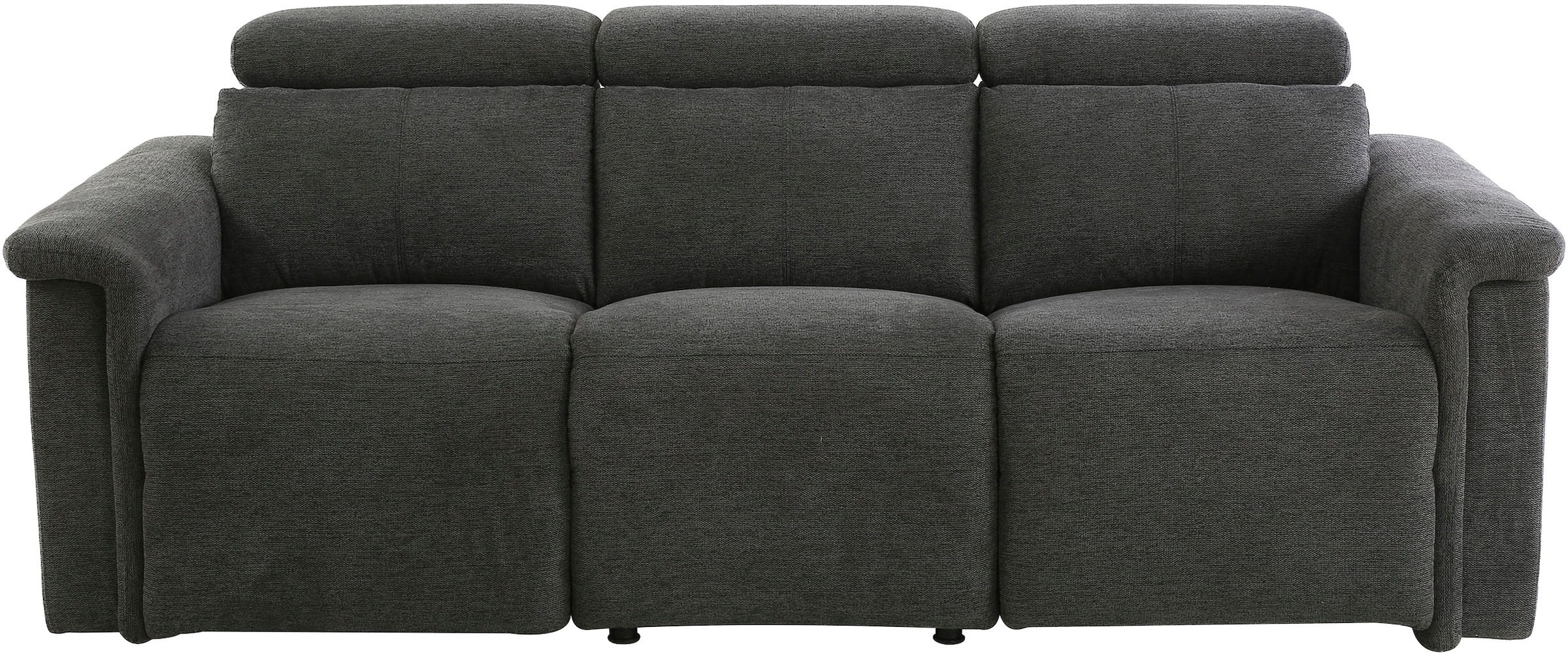 GOODproduct 3-Sitzer »LUND NEW Struktur (219cm), man./elektr. Relaxfunktion in 2 Sitzen« USB-A/C bei elektrischer Variante und Kopfteilverstellung