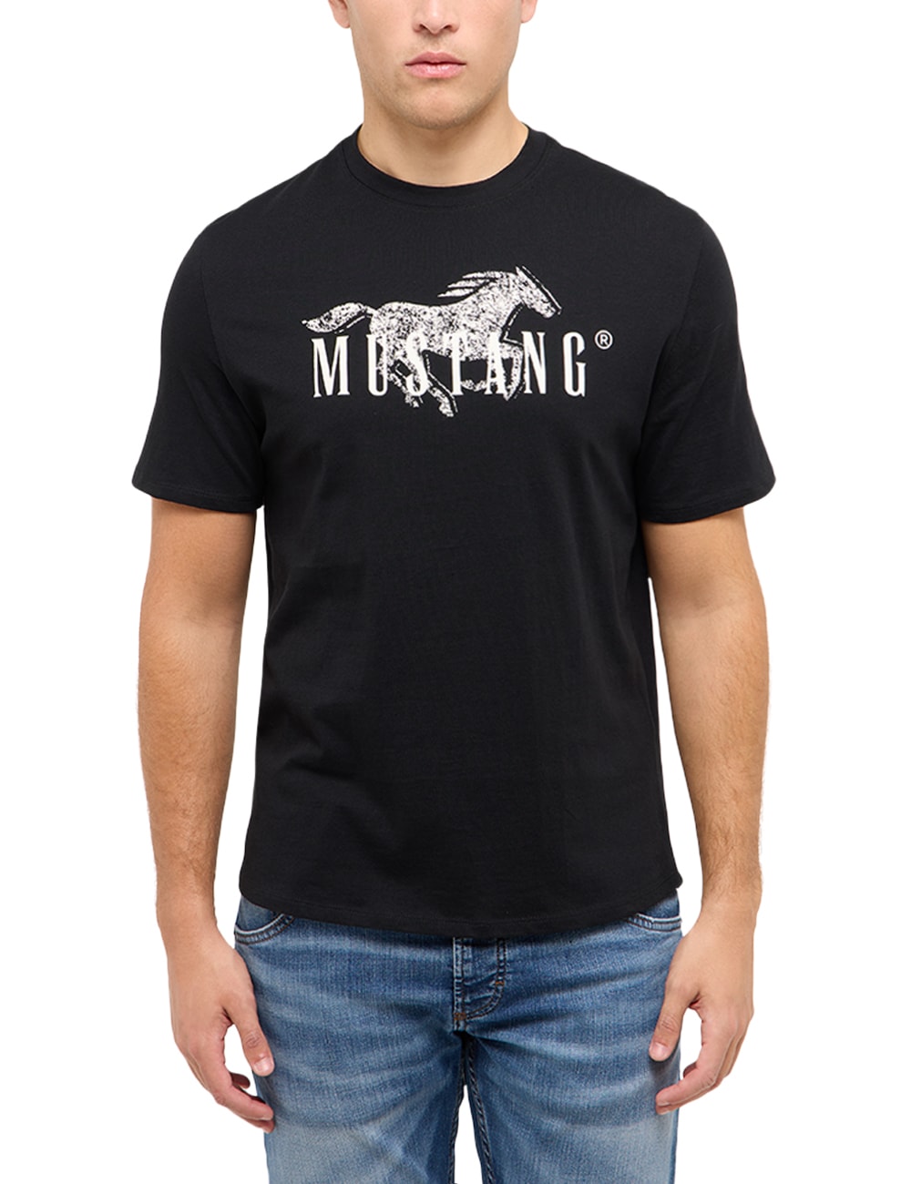 Image of MUSTANG T-Shirt "Austin-Logoprint" Regular fit