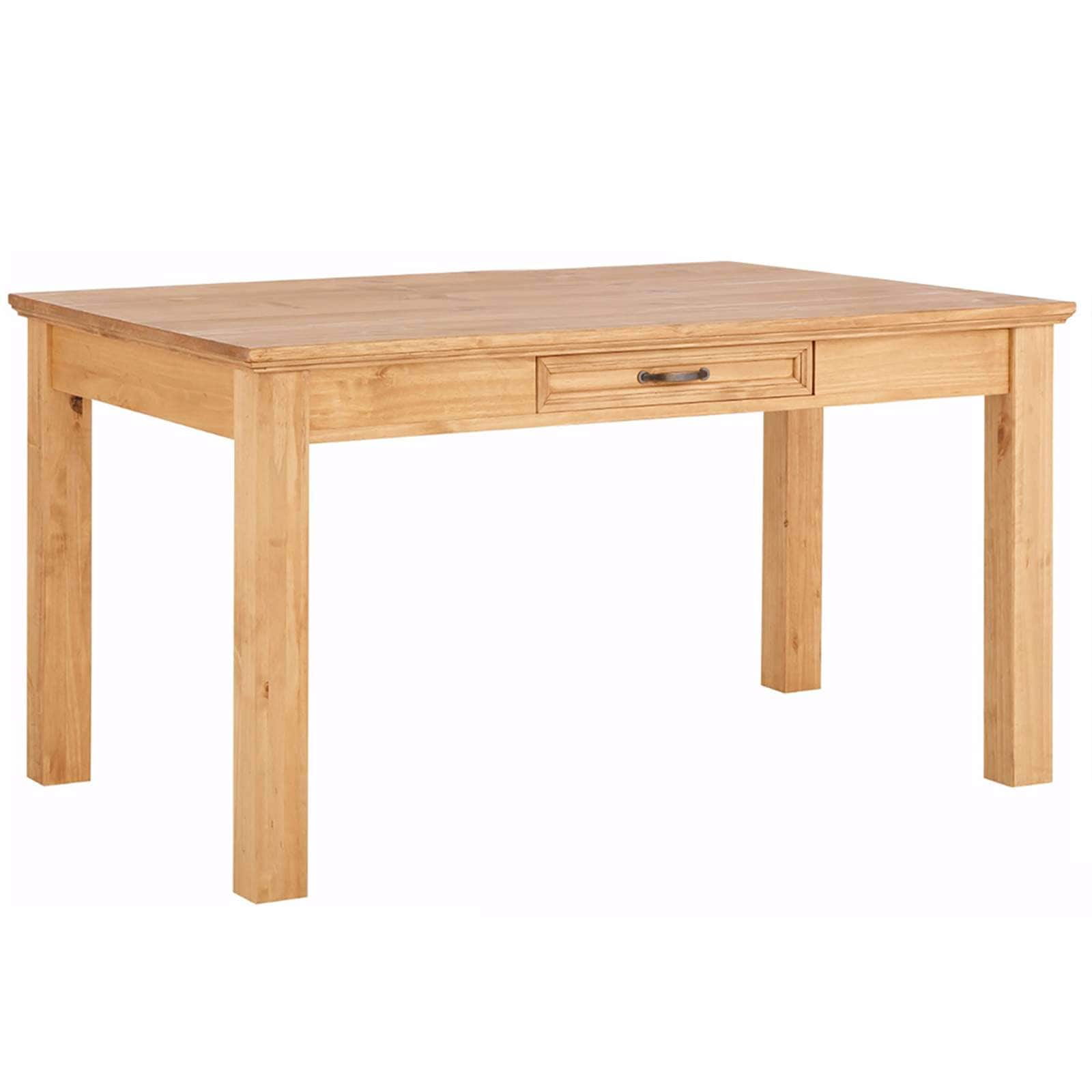 Home affaire Esstisch »Selma«, mit Schublade, aus massivem Kiefernholz, Breite 180 cm