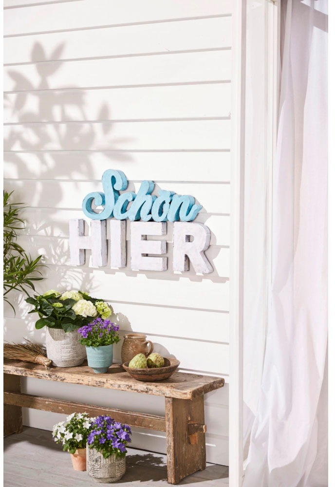 Image of Schneider Wanddekoobjekt »Schriftzug«, (1 St.) bei Ackermann Versand Schweiz