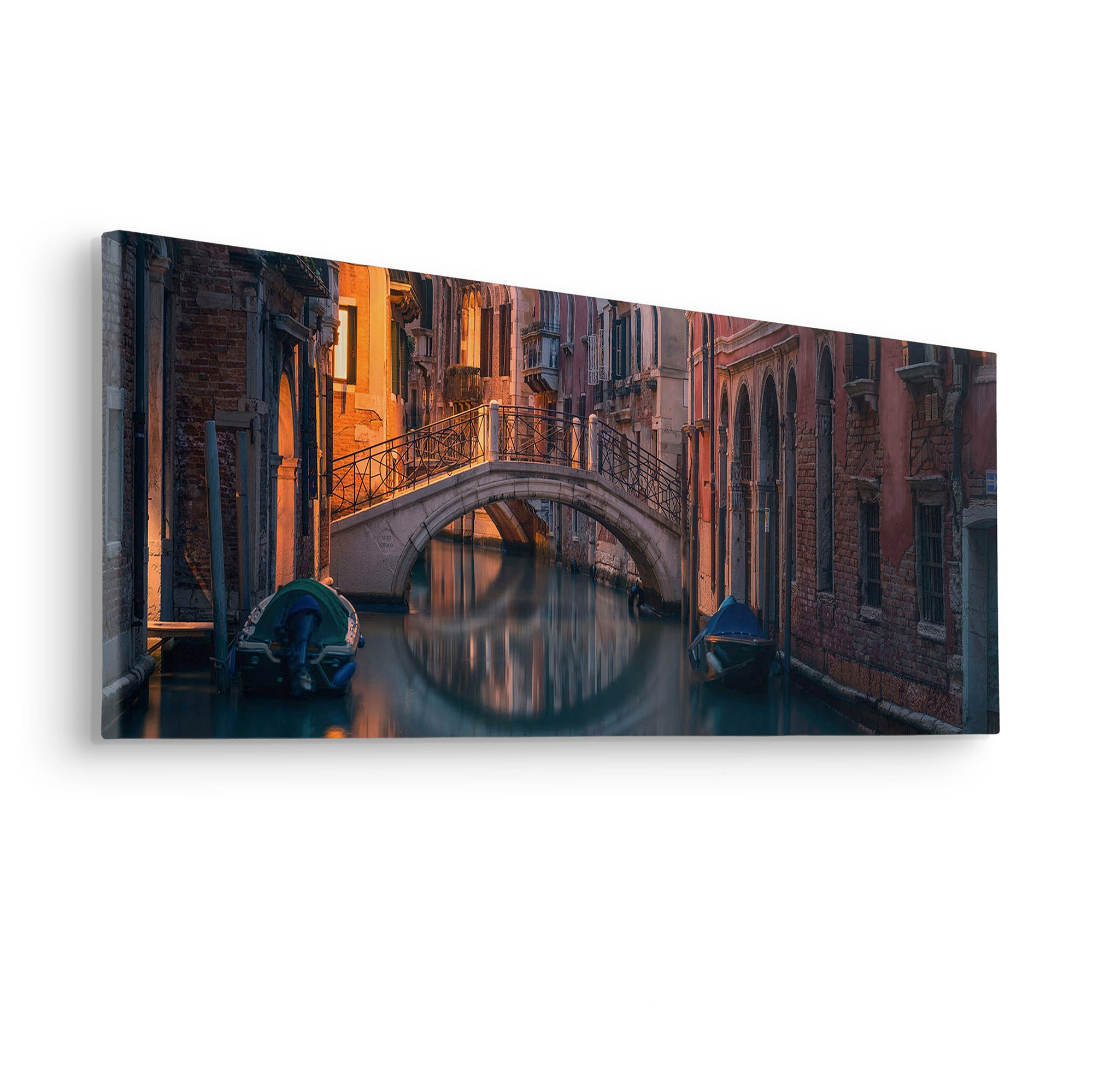 Komar Leinwandbild »Night Cruise - Grösse 90 x 30 cm«, Baum-Blätter-Natur-Berge-Blumen-Foto-Jahreszeiten-Landschaft-Meer-Strand-Palmen, (Packung, 1 St.), Keilrahmenbild mi Echtholzrahmen