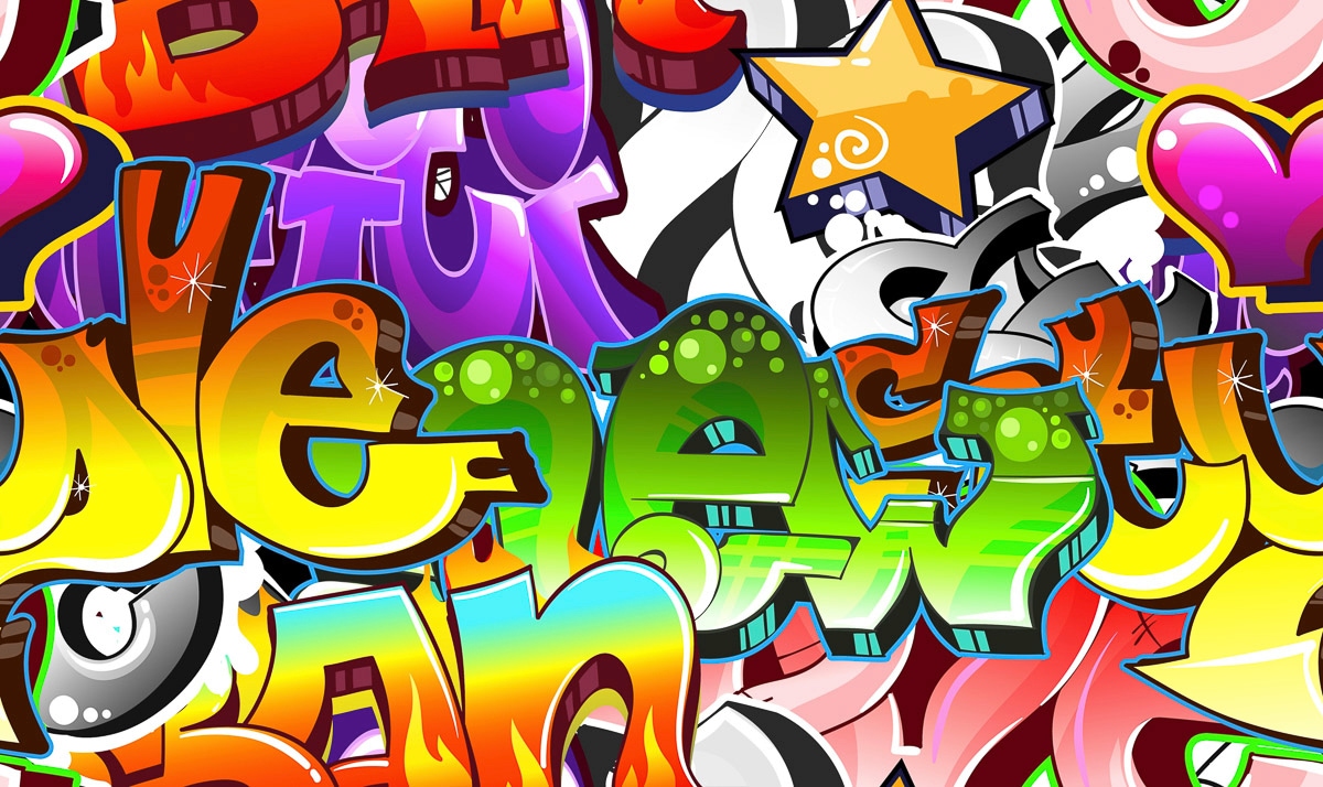 Image of Papermoon Fototapete "Graffiti"