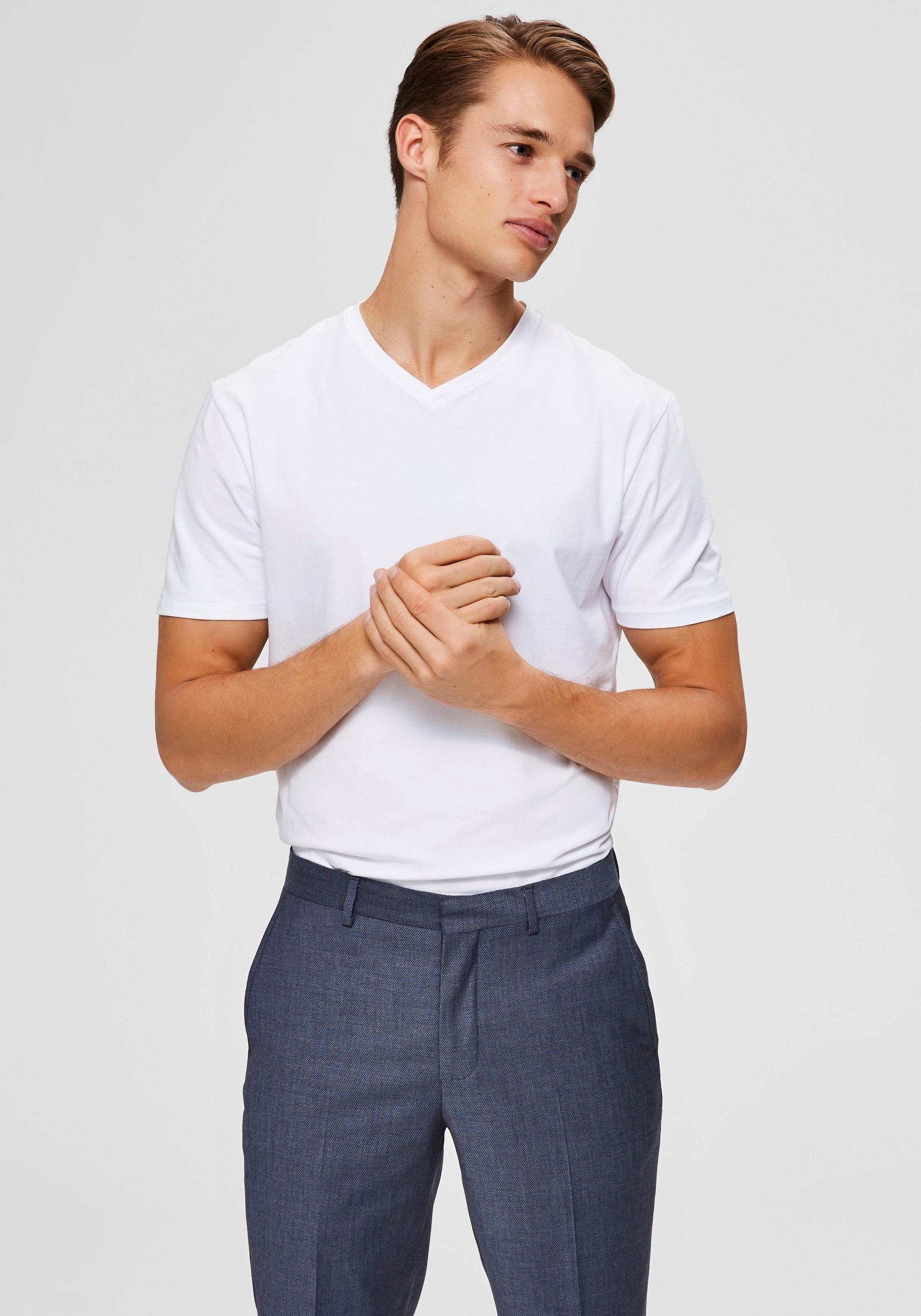 SELECTED HOMME V-Shirt »Basic V-Shirt«