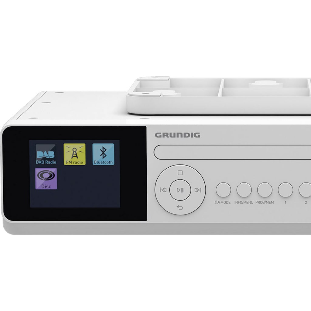 Grundig Küchen-Radio »DKR 2000 BT DAB+ CD«, (Bluetooth Digitalradio (DAB+)-FM-Tuner-FM-Tuner mit RDS 6 W)