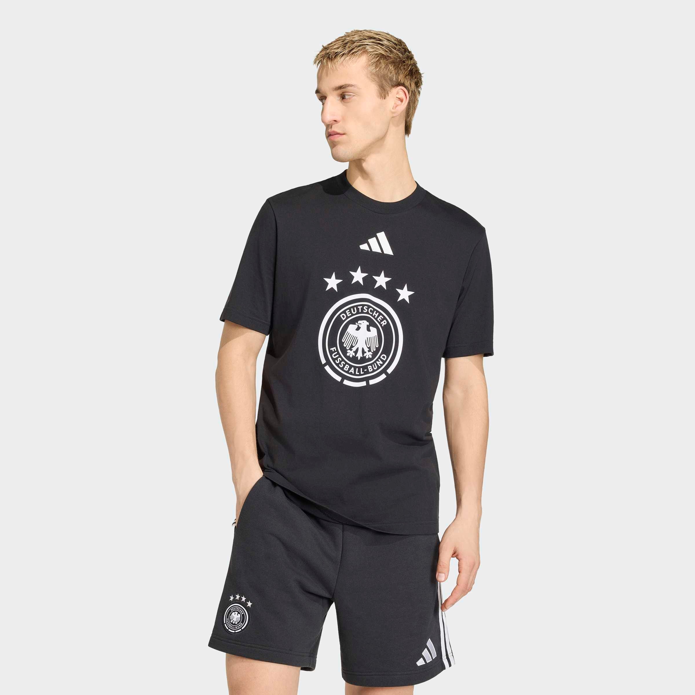 Image of adidas Performance T-Shirt "DFB DNA GR TEE" für Erwachsene, mit Rundhalsausschnitt, mit DFB-Wappen
