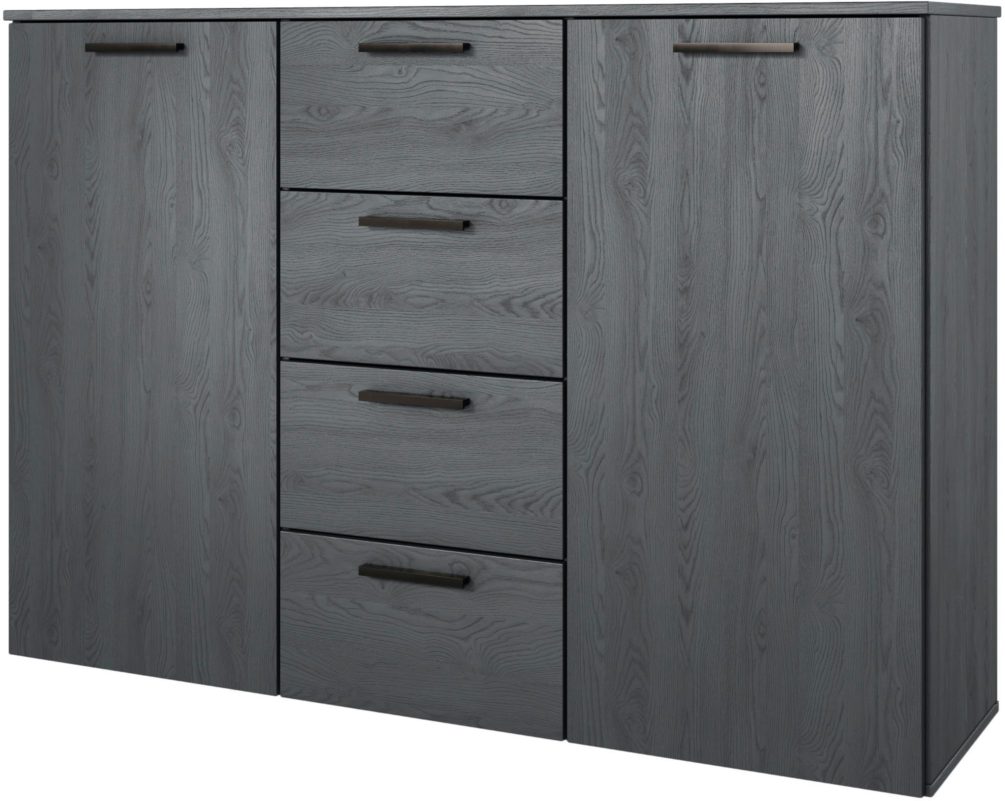 INOSIGN Kombikommode »Galaxy Breite 132 cm, zeitlose Schubladenkommode, Anrichte«, Sideboard, viel Stauraum 2-türig und mit 4 Schubladen