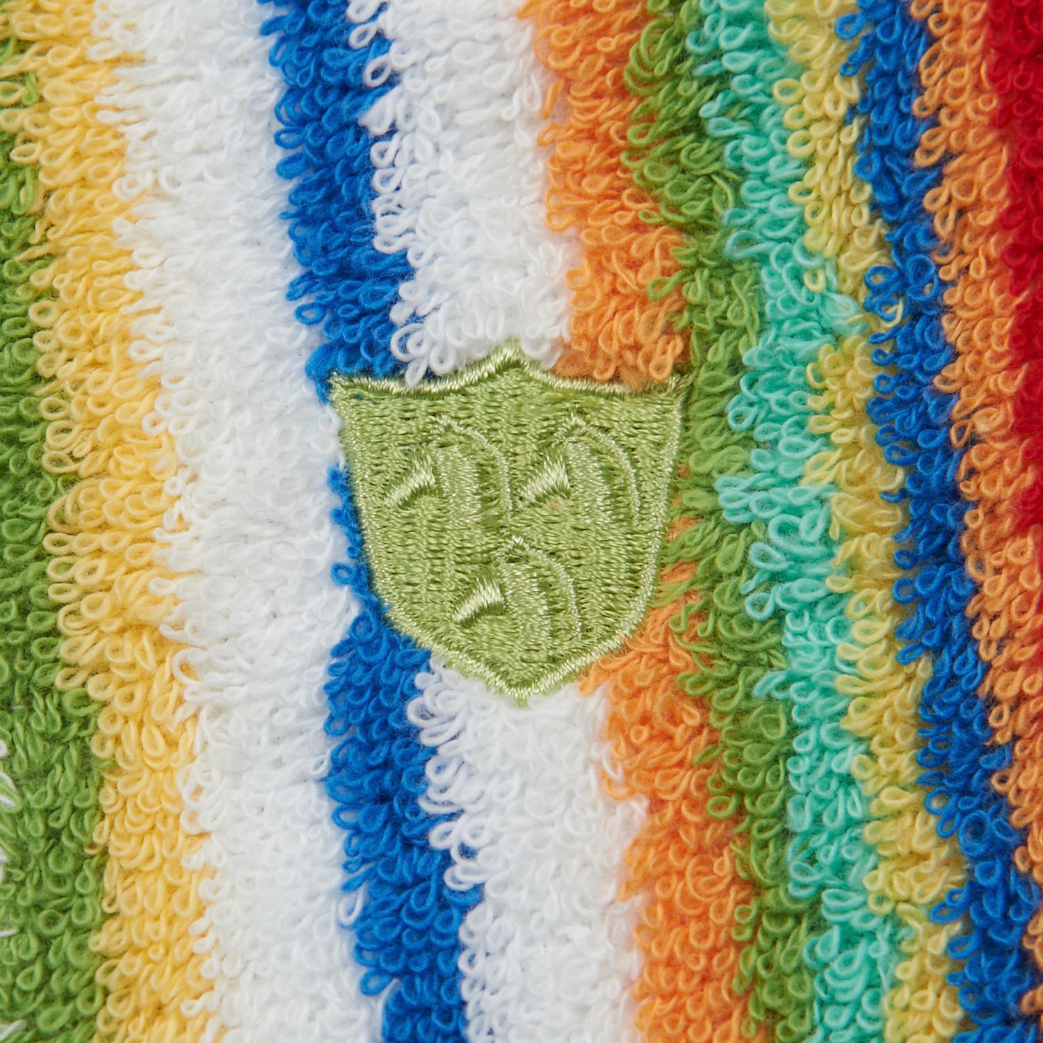 ROSS Duschtuch »Multicolor«, (1 St.), mit Streifen und gesticktem ROSS-Emblem