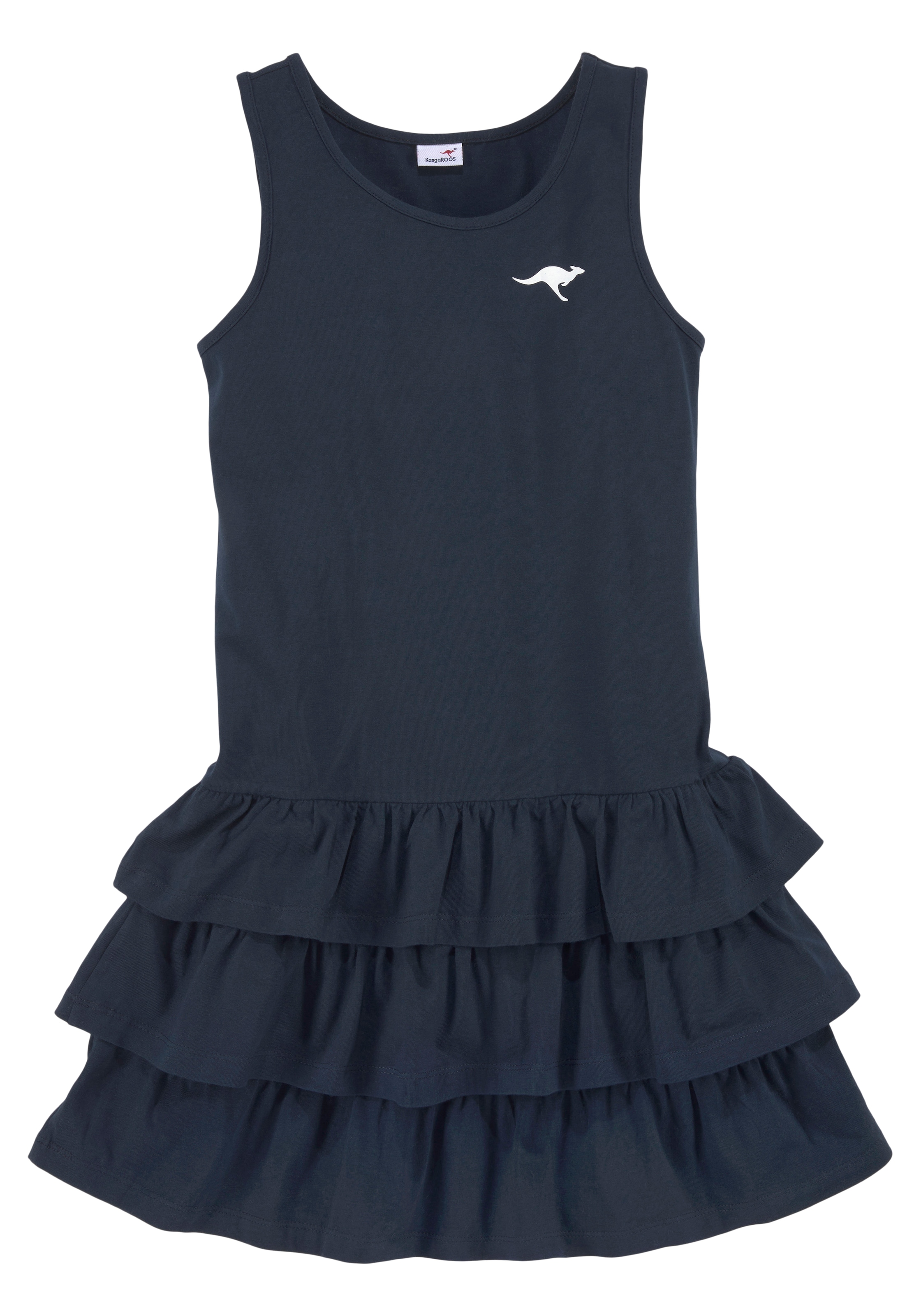 Trendige KangaROOS shoppen Mindestbestellwert Jerseykleid, ohne breiten - Trägern versandkostenfrei mit