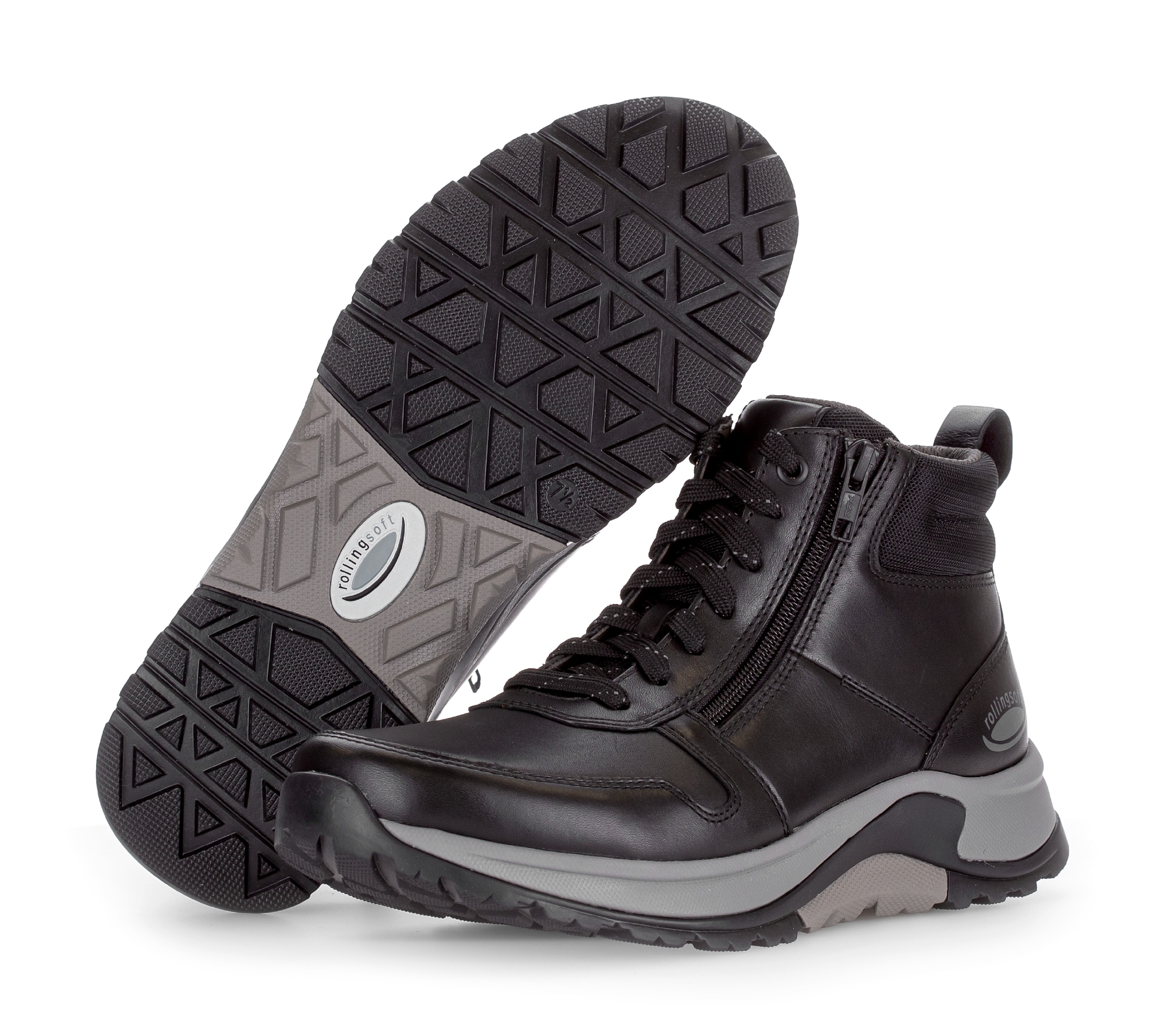 rollingsoft Sneaker  , Schnürboots, Komfortschuh in Bequemweite G (= weit)