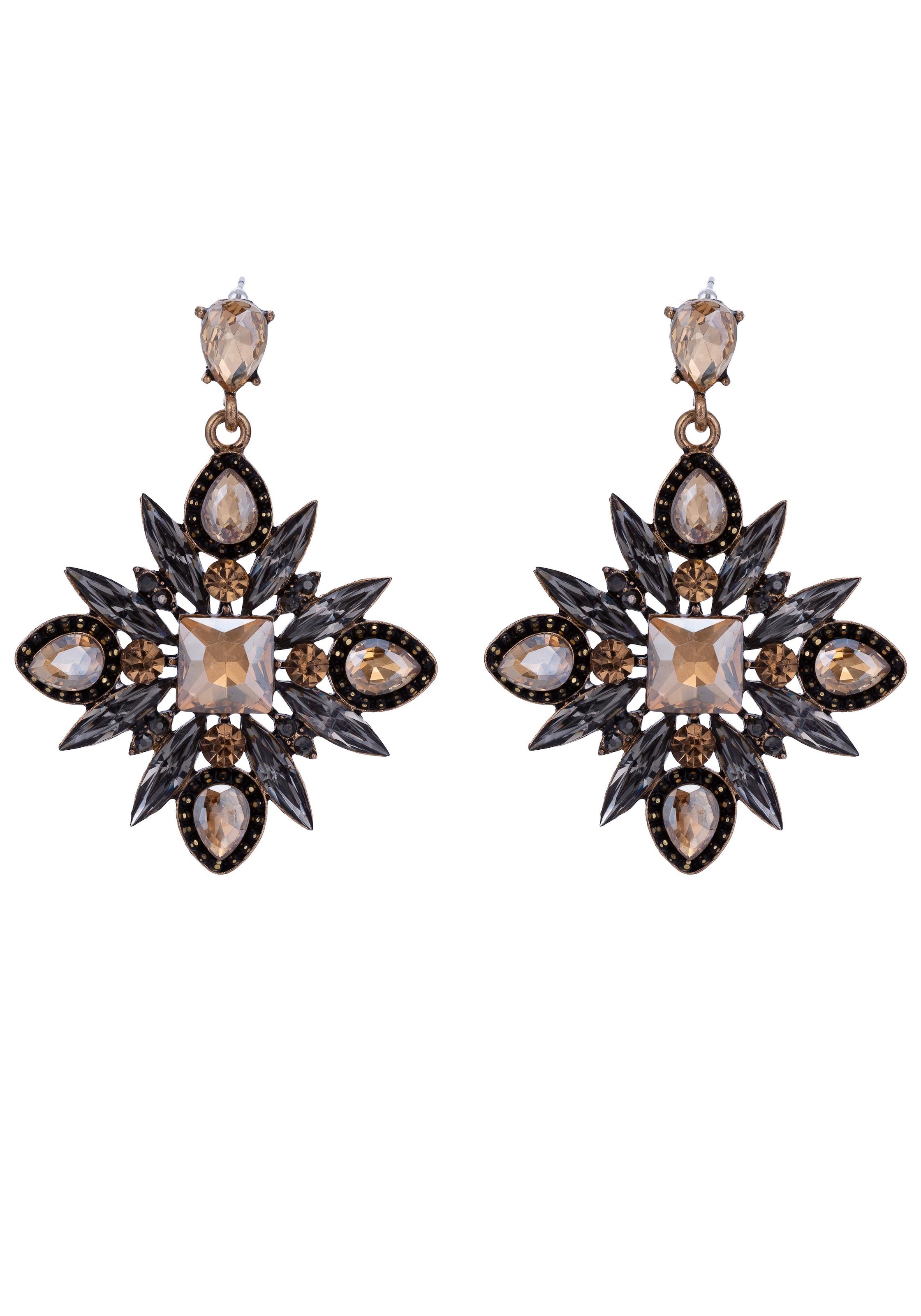 Paar Ohrstecker »verschiedene geometrische Formen vervollständigen die Optike eines Sternes«