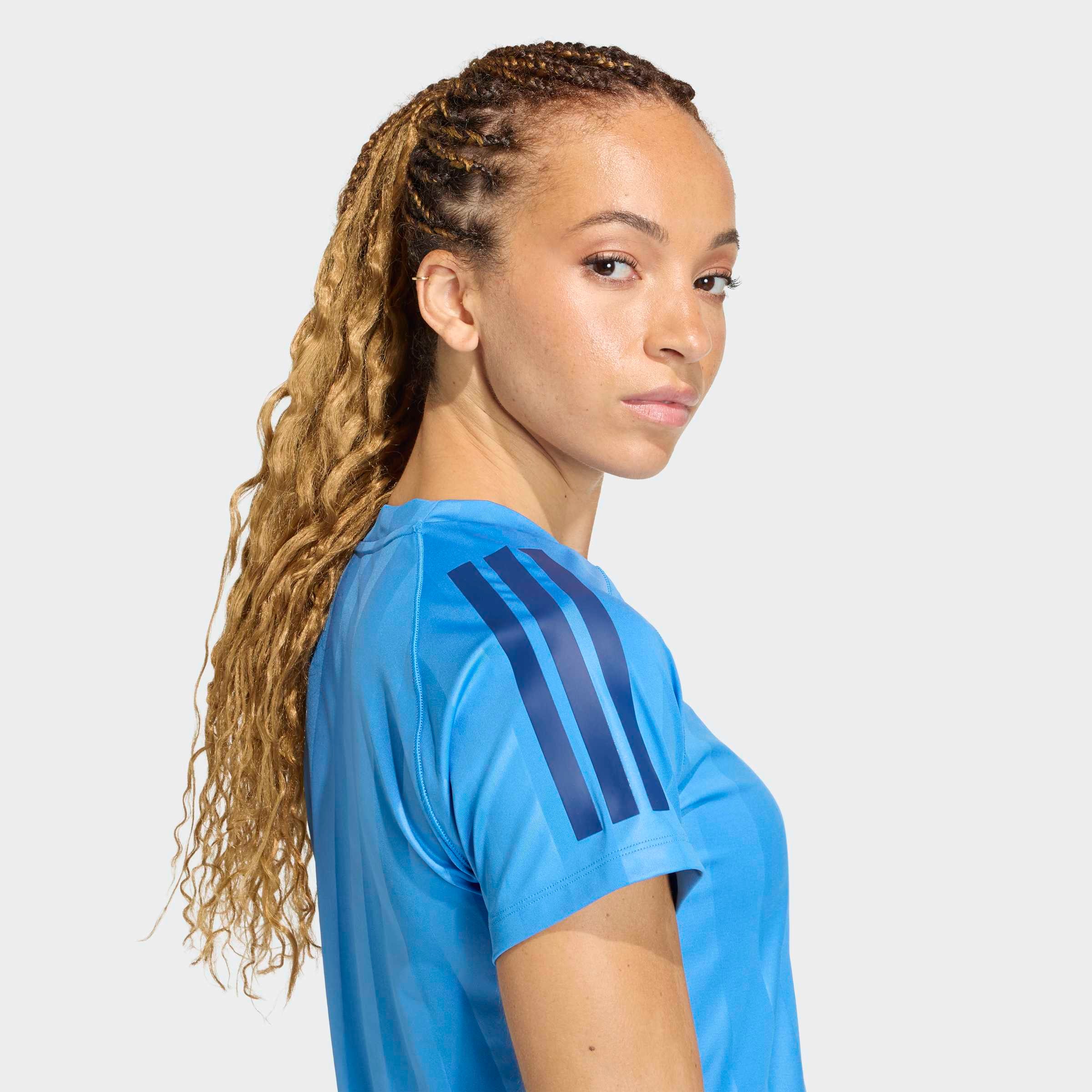 adidas Performance T-Shirt »HYPERGLAM 3-STREIFEN EMBOSS«