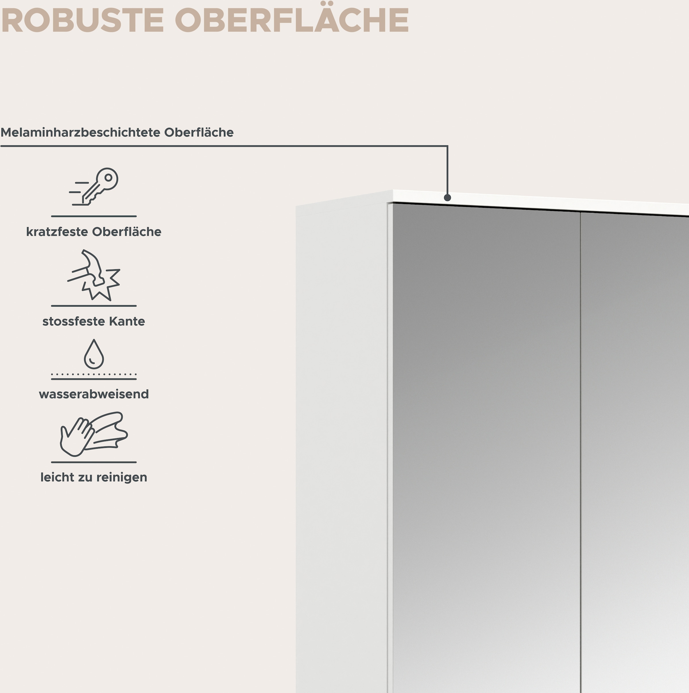 INOSIGN Garderoben-Set »Trondheim, 91 cm, best. aus 2 Schränken, 6 Spiegeltüren, 15 Fächer«, (Set, 2 St.), inkl. ausziehbarer Kleiderstange, Garderobenschrank, Kleiderschrank