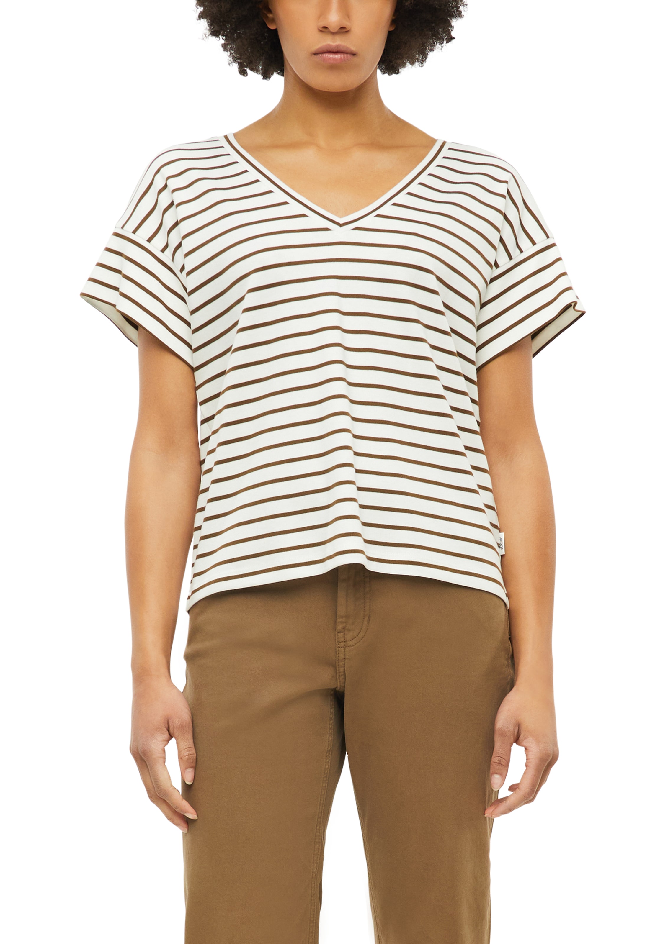 Image of s.Oliver Kurzarmshirt Sommershirt in Streifen-Optik