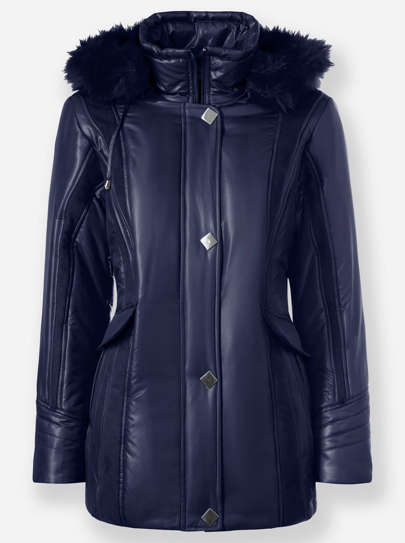 Classic Winterjacke, mit Kapuze