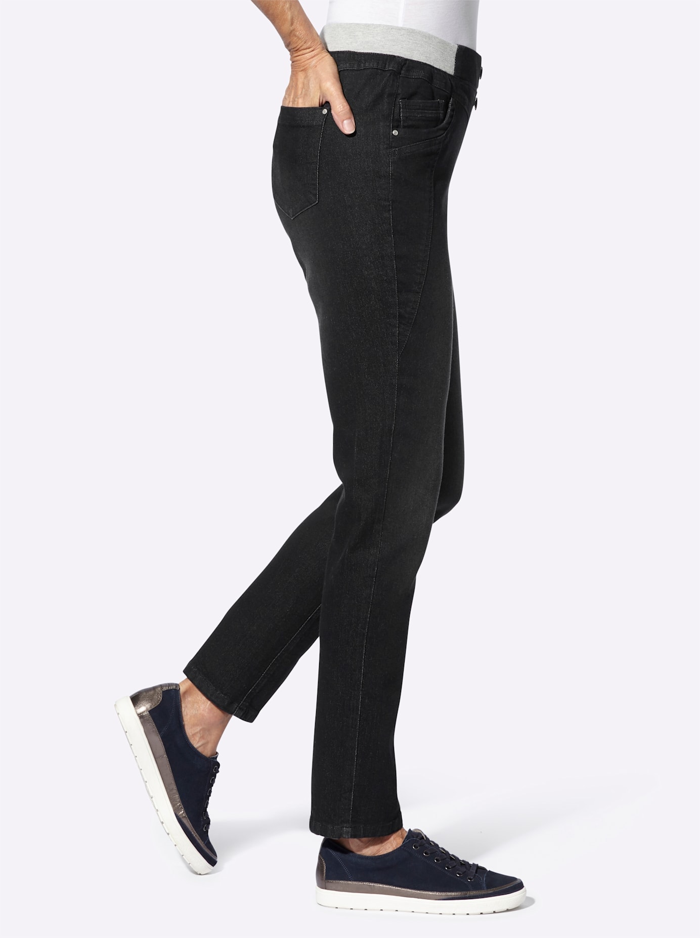 Casual Looks Bequeme Jeans, (1 tlg.)