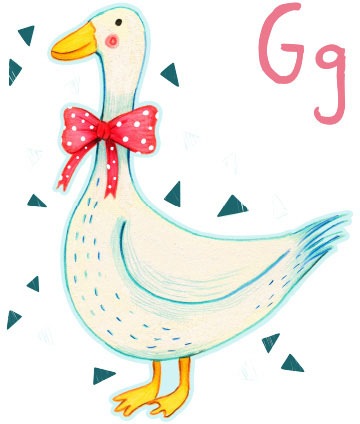 Image of Wall-Art Wandtattoo »Bunte Tierwelt Gans Buchstabe G«, (1 St.) bei Ackermann Versand Schweiz