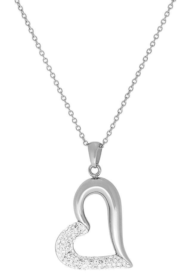 Modische Firetti Herzkette »Halskette Schmuck Geschenk, funkelndes Herz  