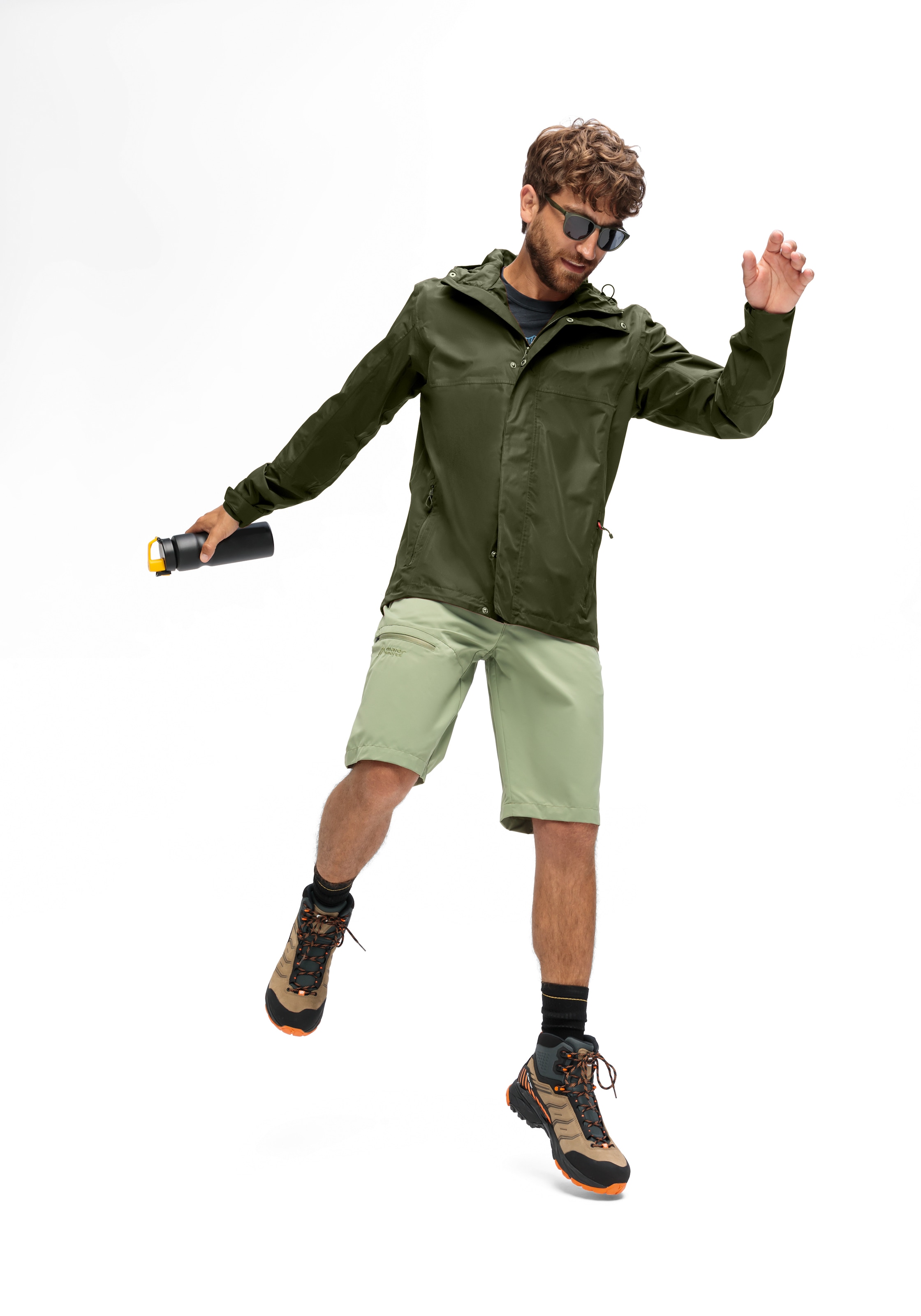 Maier Sports Outdoorjacke »Abbenstein M«, Herren Jacke wasserdicht, Funktionsjacke 2 Taschen aussen + Innentasche