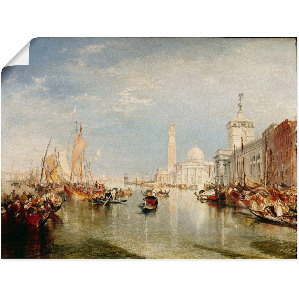 Artland Kunstdruck »Venedig, Dogana und S. Giorgio Maggiore.«, Italien, (1 St.)