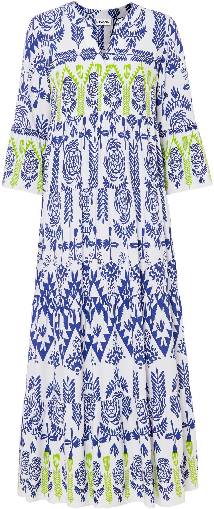 bonprix Maxikleid für besondere Anlässe, aus Viskose, ausgestellte Passform