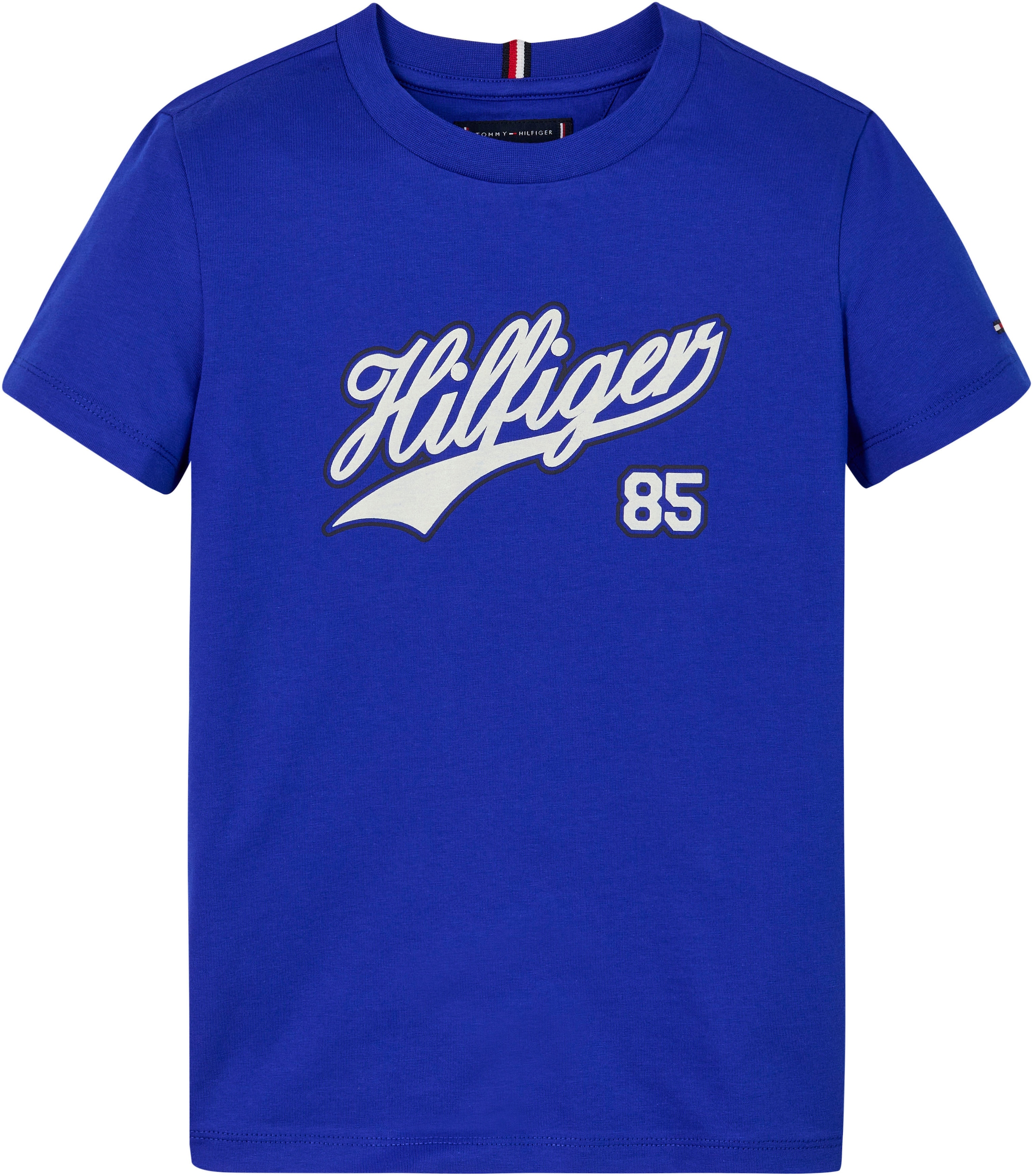 Tommy Hilfiger T-Shirt »HILFIGER SCRIPT TEE S/S«, mit grossem Logoschriftzug