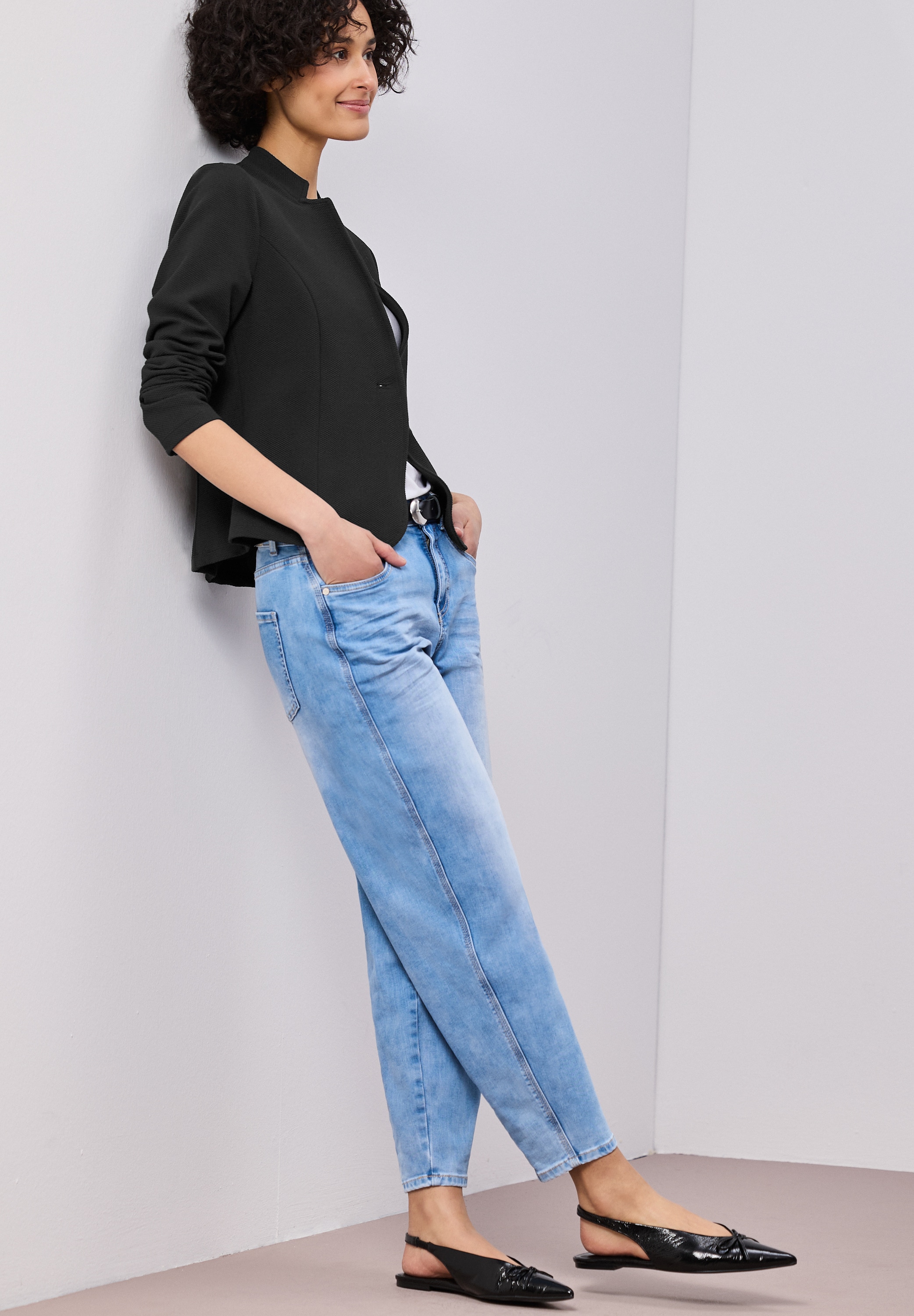 STREET ONE Blazer en jersey mit Struktur