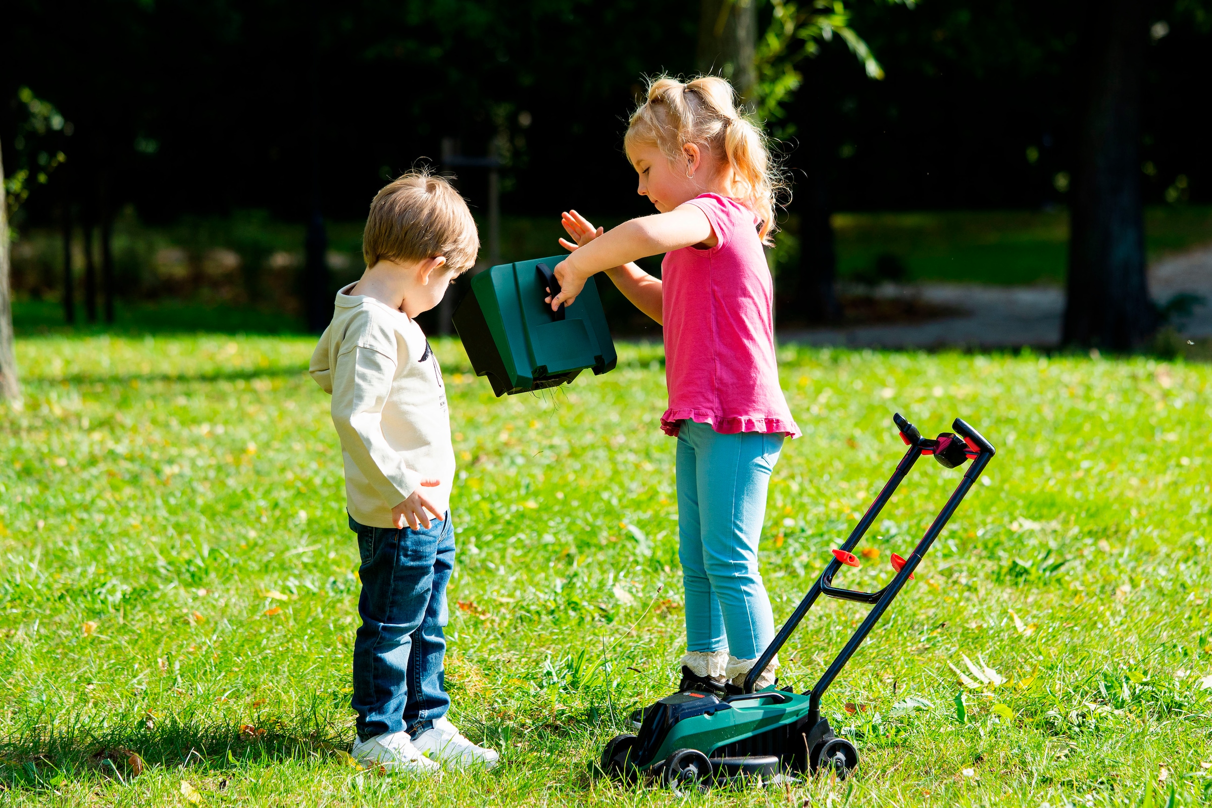 Klein Kinder-Rasenmäher »Bosch mini, Rotak II«, Made in Germany