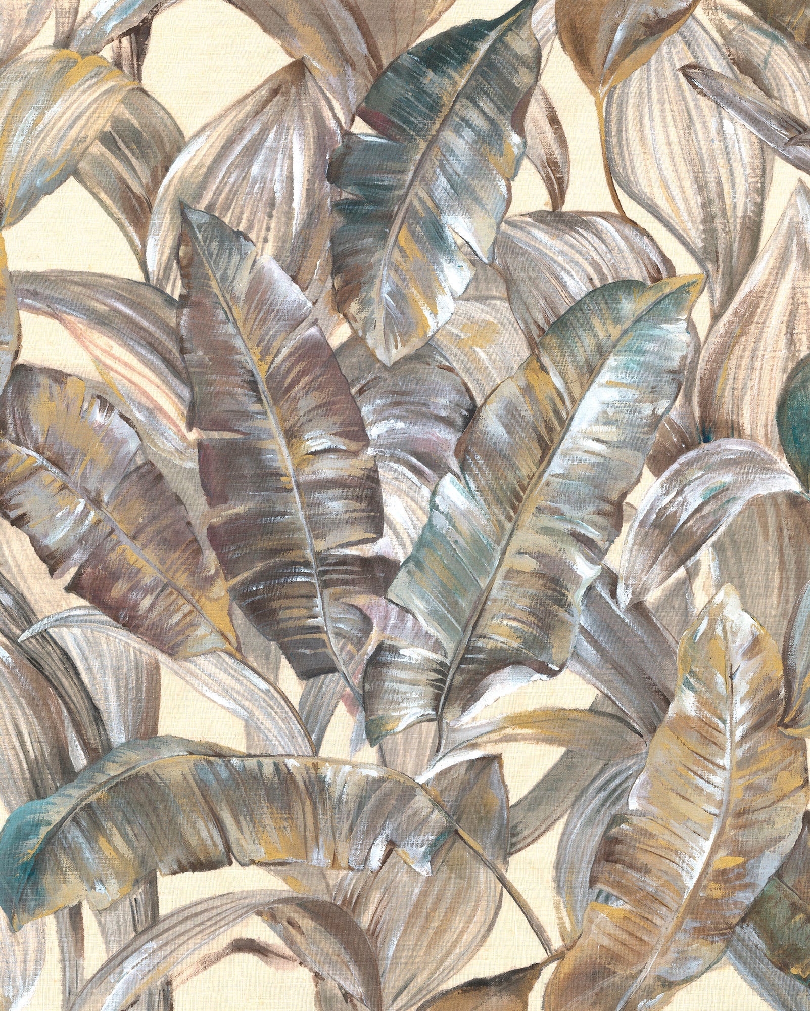 Image of Komar Vliestapete "Digitaldruck Vlies - Graceful Gold - Grösse 200 x 250 cm" bedruckt glatt Wohnzimmer, Schlafzimmer