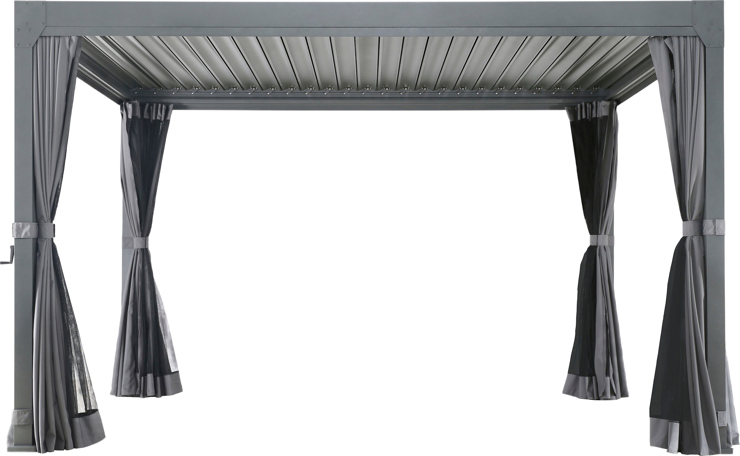 KONIFERA Pavillon »Palma«, Pergola, mit Lamellendach, Sockelmass: 300x300 cm oder 400x300 cm