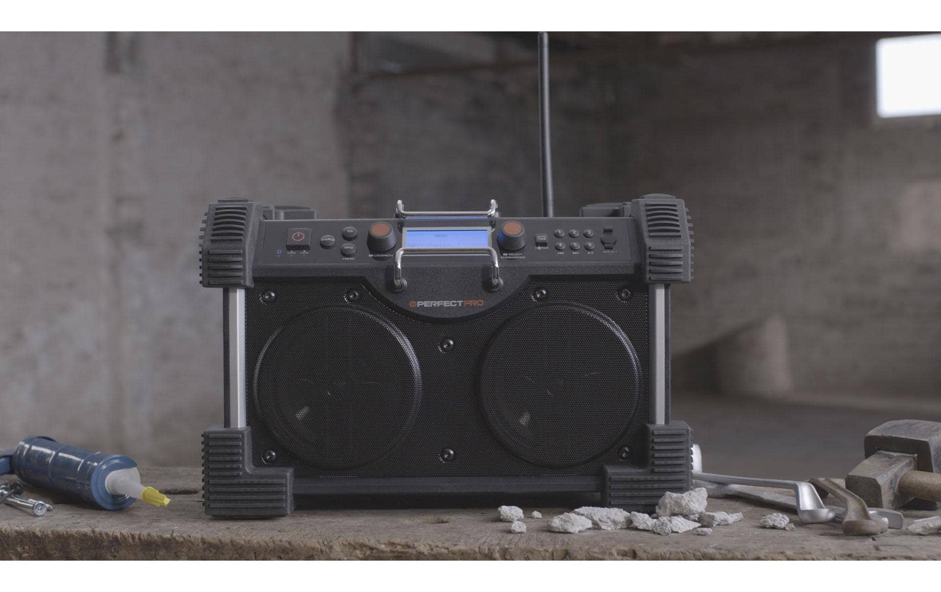 PerfectPro Digitalradio (DAB+) »ROCKHART« ( ) Display, Equalizer, Senderspeicher